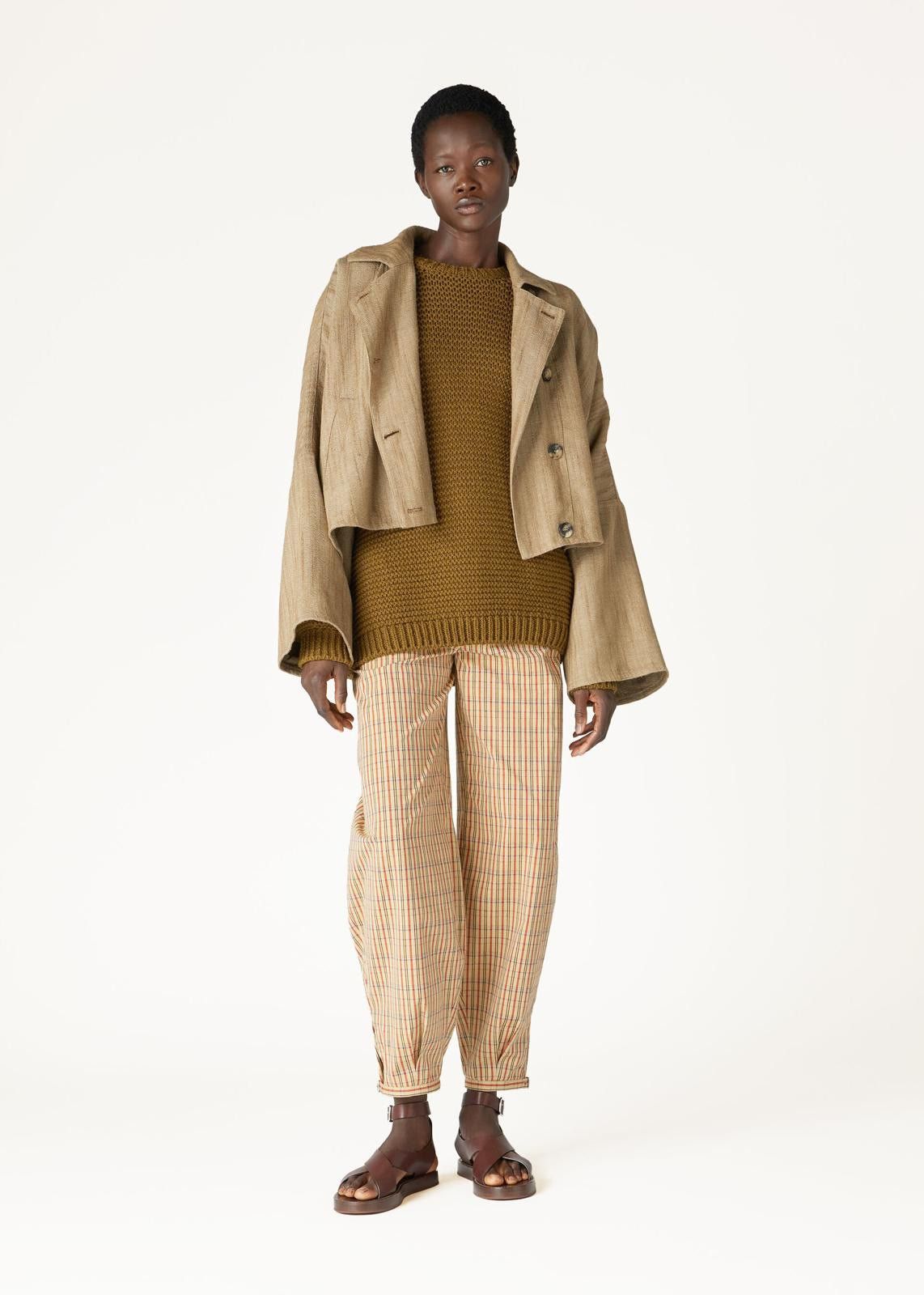 Loro Piana o1srvl11e0425 FAN6633 Jimmy Silk Jacket in Beige Size S / US 4 / IT 40 - 5 Thumbnail