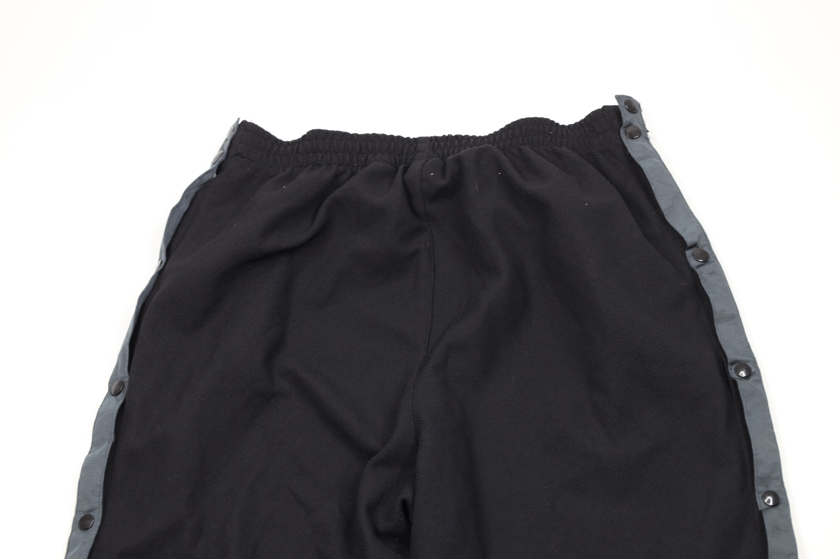 Vintage Vintage 90s Streetwear Knit Tearaway Wide Leg Pants Black Size US 38 / EU 54 - 13 Thumbnail