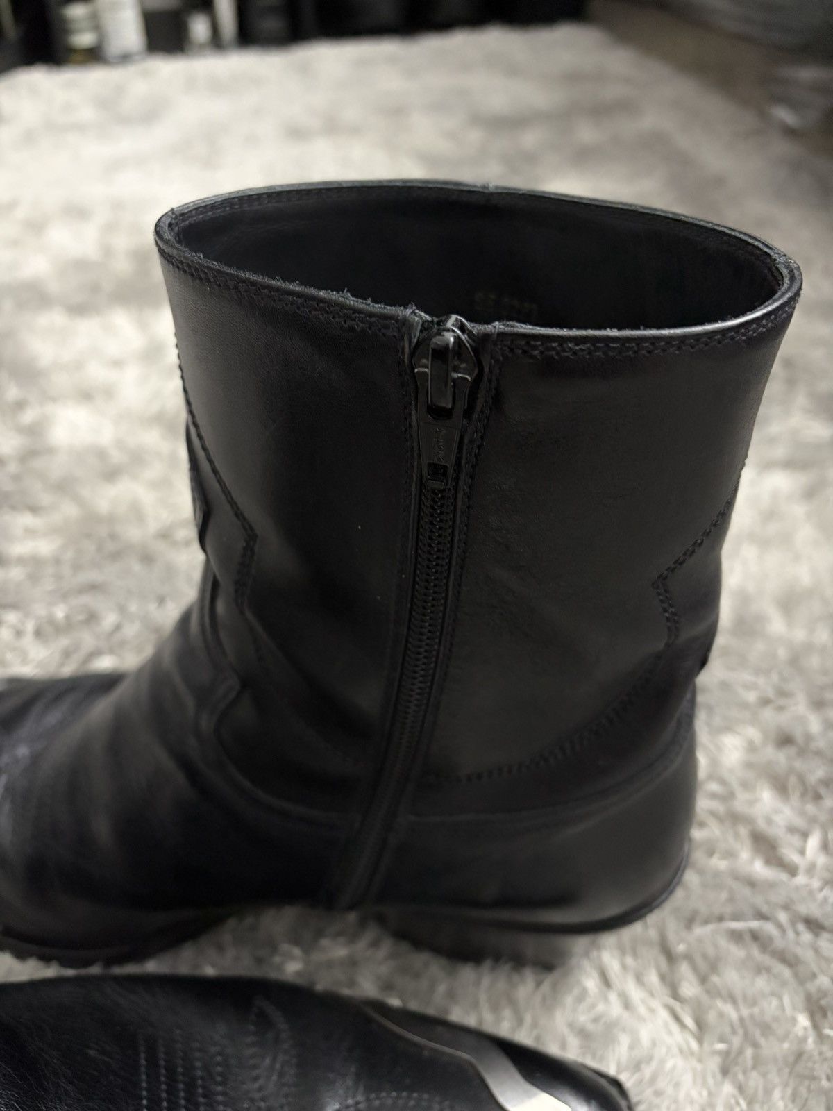 Celine SS22 CELINE METAL TOE WESTERN HEDI BOOTS Size US 10.5 / EU 43-44 - 5 Thumbnail