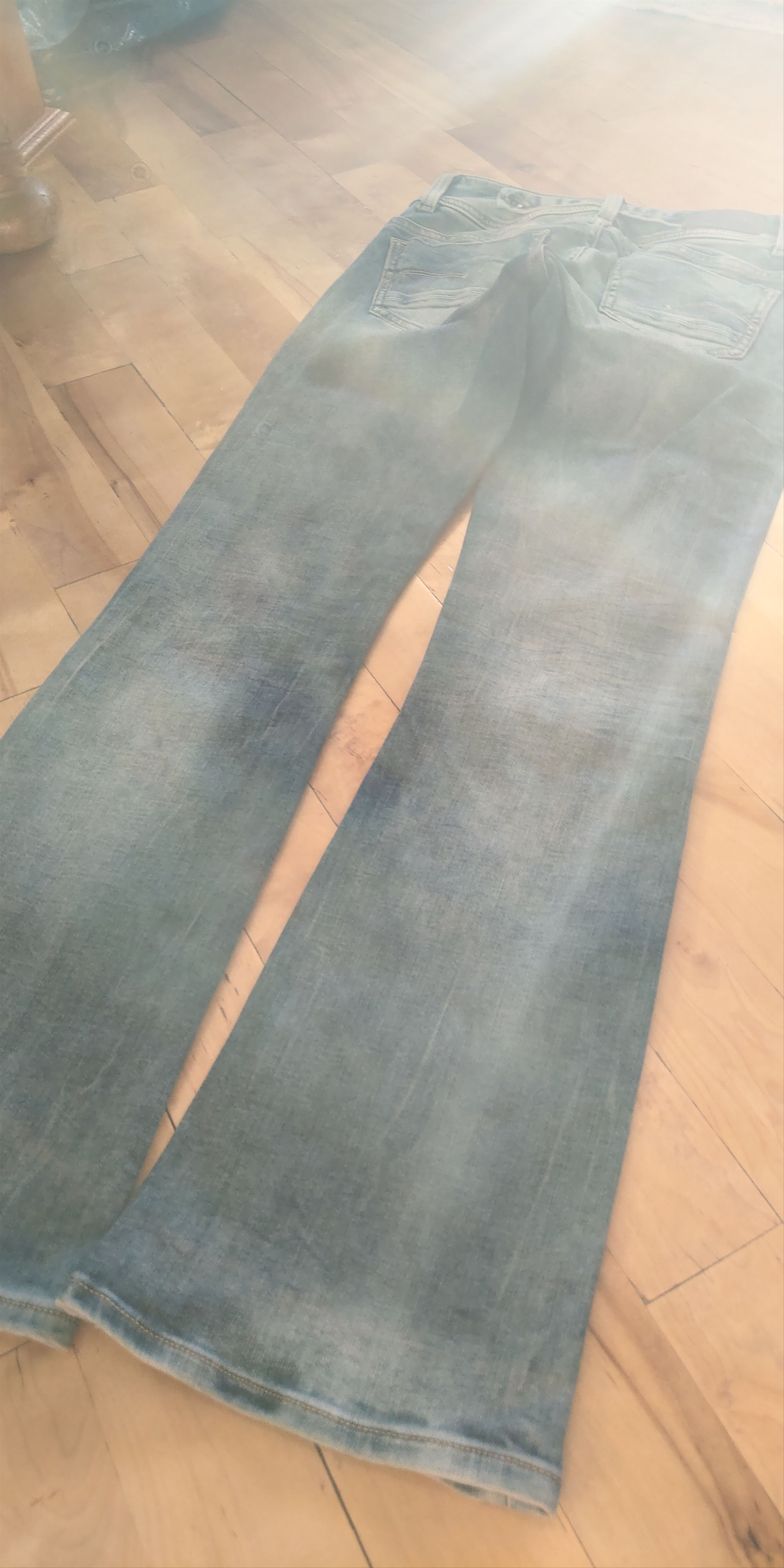 G-Star Flared Bootcut Skinny Stacked Pants Bell Bottom Denim 27 Size US 27 - 18 Thumbnail