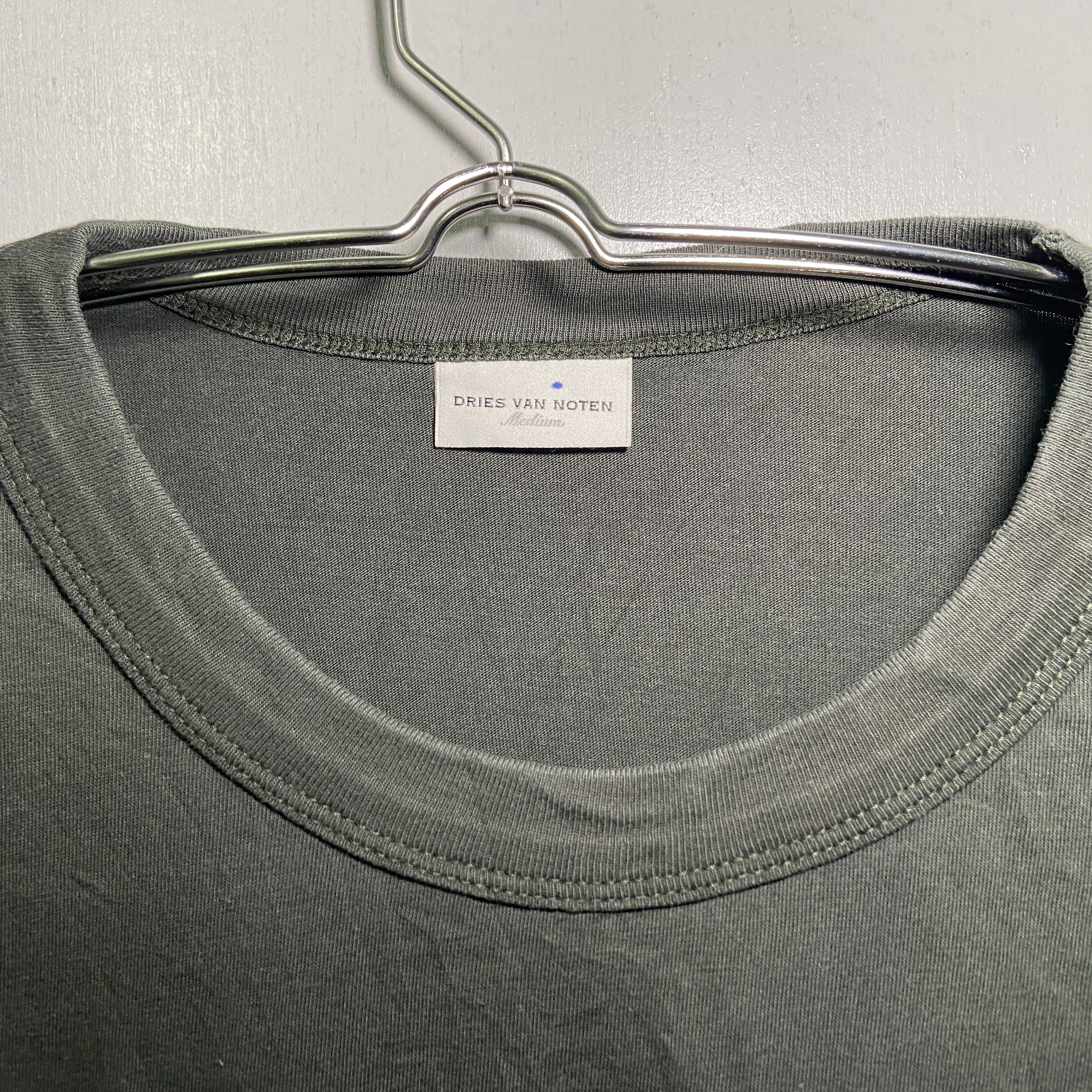 Dries Van Noten Dries Van Noten Green Hein oversized Boxy t-shirt Size US M / EU 48-50 / 2 - 3 Thumbnail