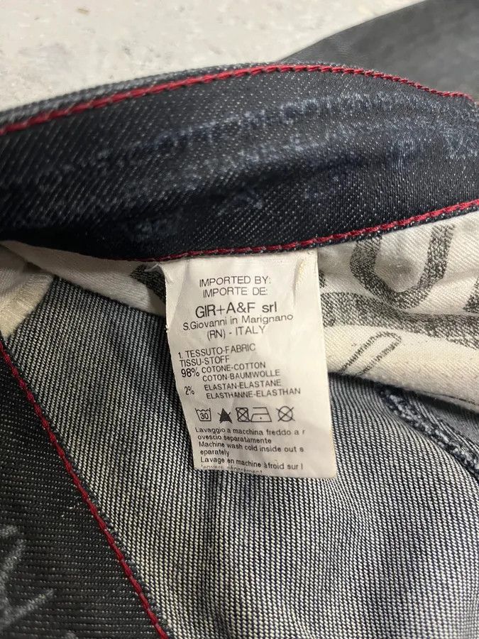 Marithe + Francois Girbaud 1990s Marithé + François Girbaud Black Denim Jeans Size US 32 / EU 48 - 12 Thumbnail