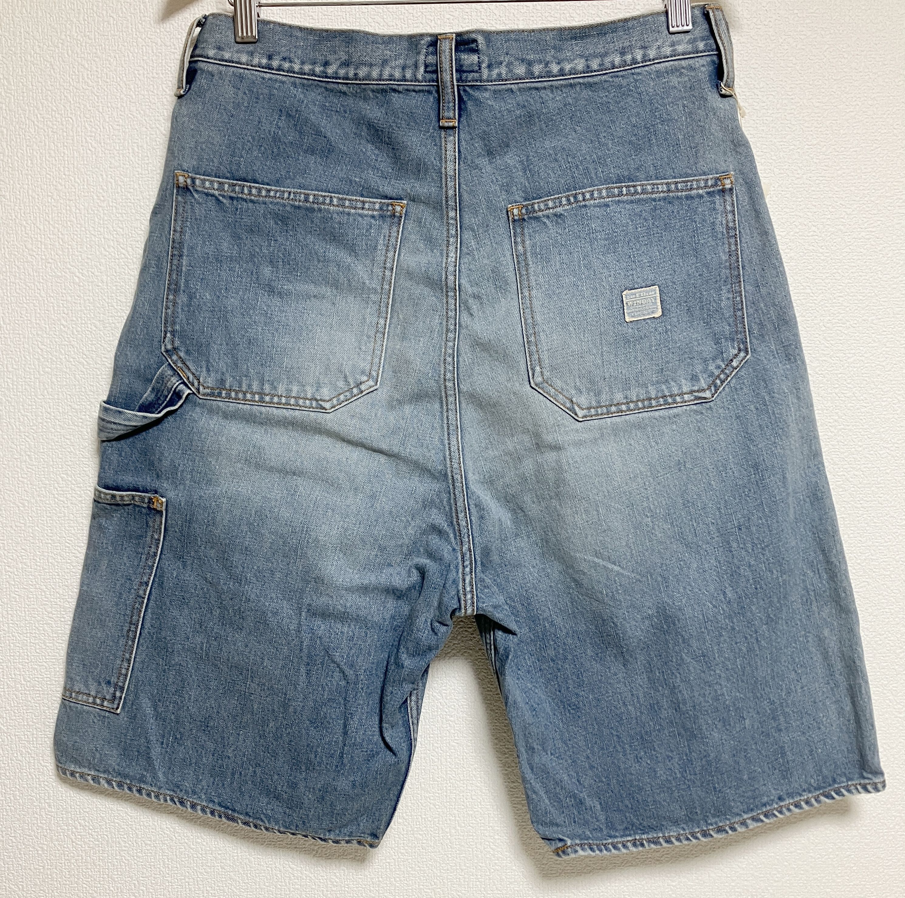 Kapital KAPITAL 14oz denim shorts studs remake indigo studded new 36 Size US 36 / EU 52 - 2 Thumbnail