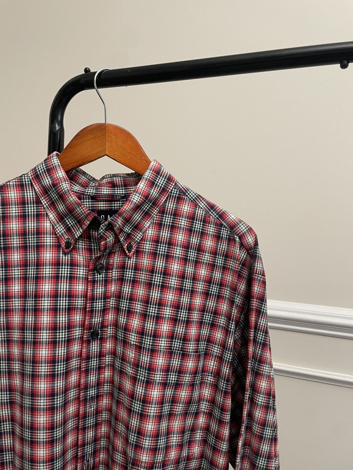 Polo Ralph Lauren Vintage 90s Gap Plaid Button Up Casual Shirt ALD Size US L / EU 52-54 / 3 - 1 Thumbnail