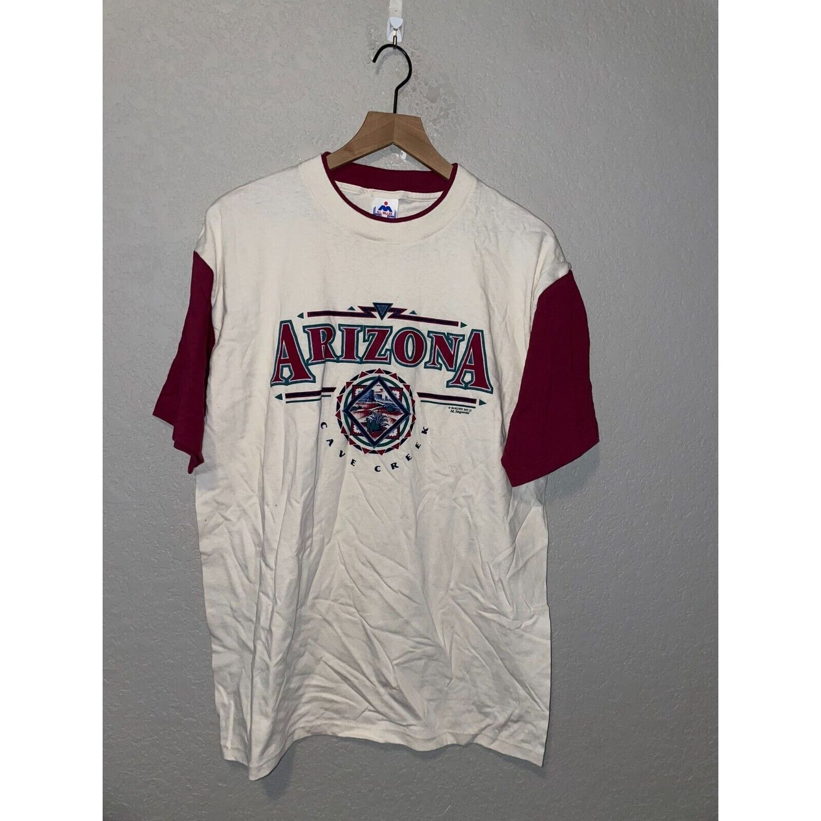 Vintage Vintage Arizona Shirt Cave Creek Desert Shirt Tee Large 90s Size US L / EU 52-54 / 3 - 1 Thumbnail