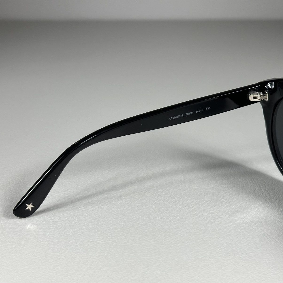 Jimmy Choo Jimmy Choo ASTAR/F/S 54_19_135 Cat Eye Black Sunglasses Size ONE SIZE - 4 Thumbnail