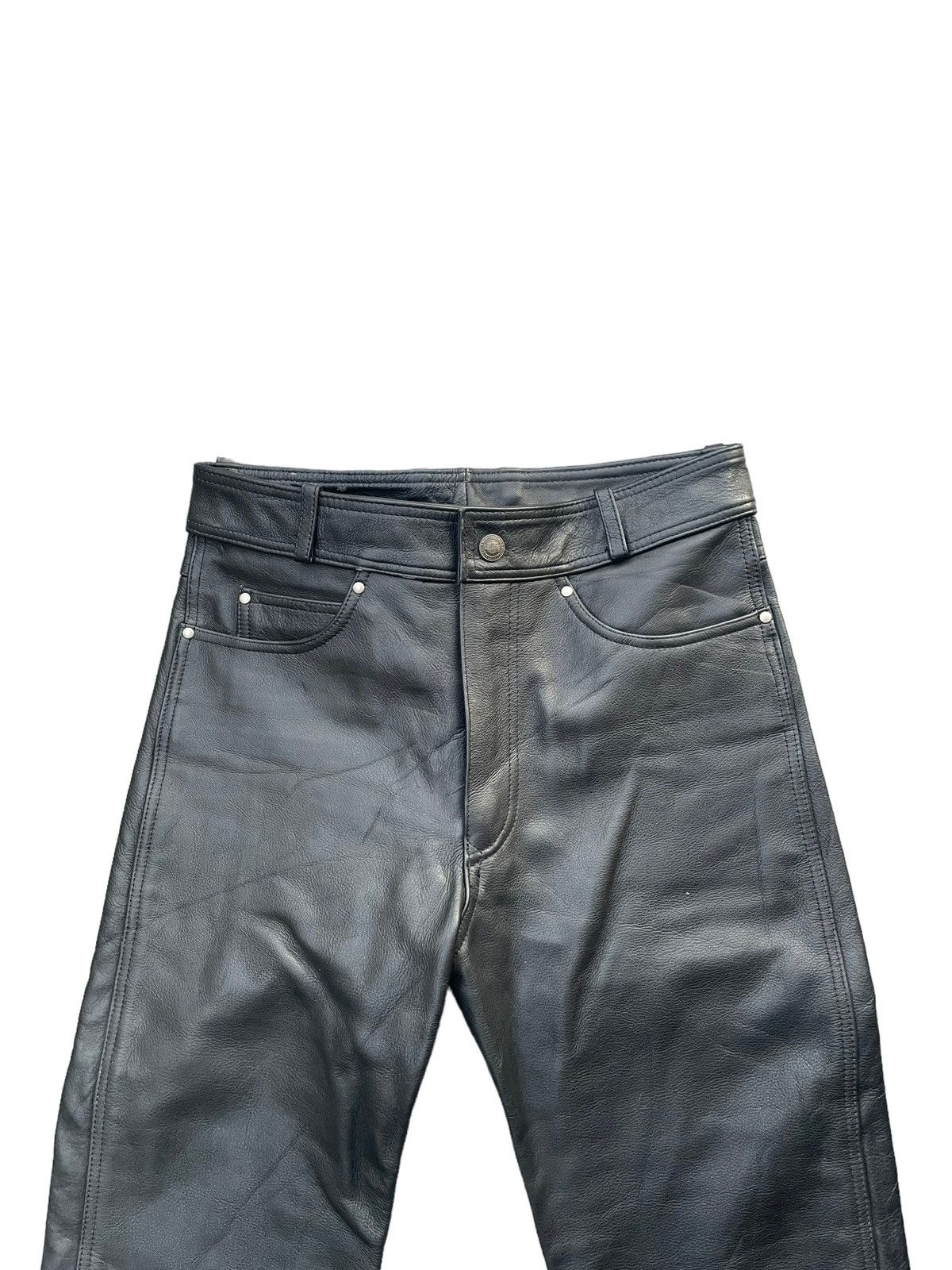 Harley Davidson Vintage Harley Davidson Leather Pant Size US 31 - 3 Thumbnail
