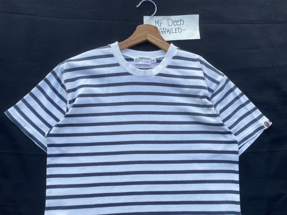Bape Rare Vintage BAPE Stripes by Nigo Era Tshirt Size US S / EU 44-46 / 1 - 5 Thumbnail