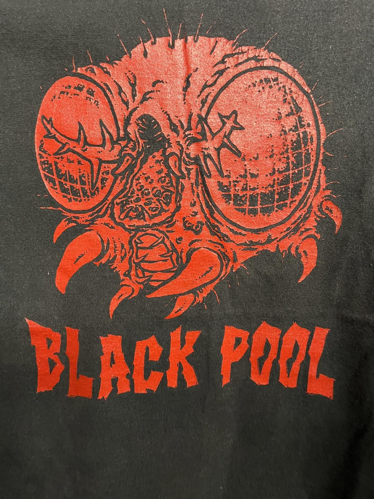 Designer Faded Black Pool Tee- Black/Red Fly T-shirt - M Size US M / EU 48-50 / 2 - 3 Thumbnail
