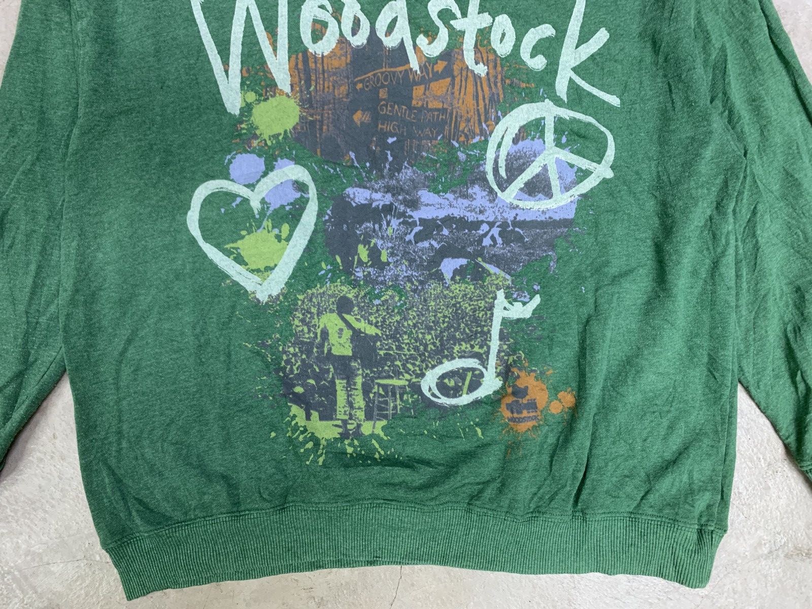 Band Tees Woodstock 1969 Sweatshirt Size US XXL / EU 58 / 5 - 2 Thumbnail