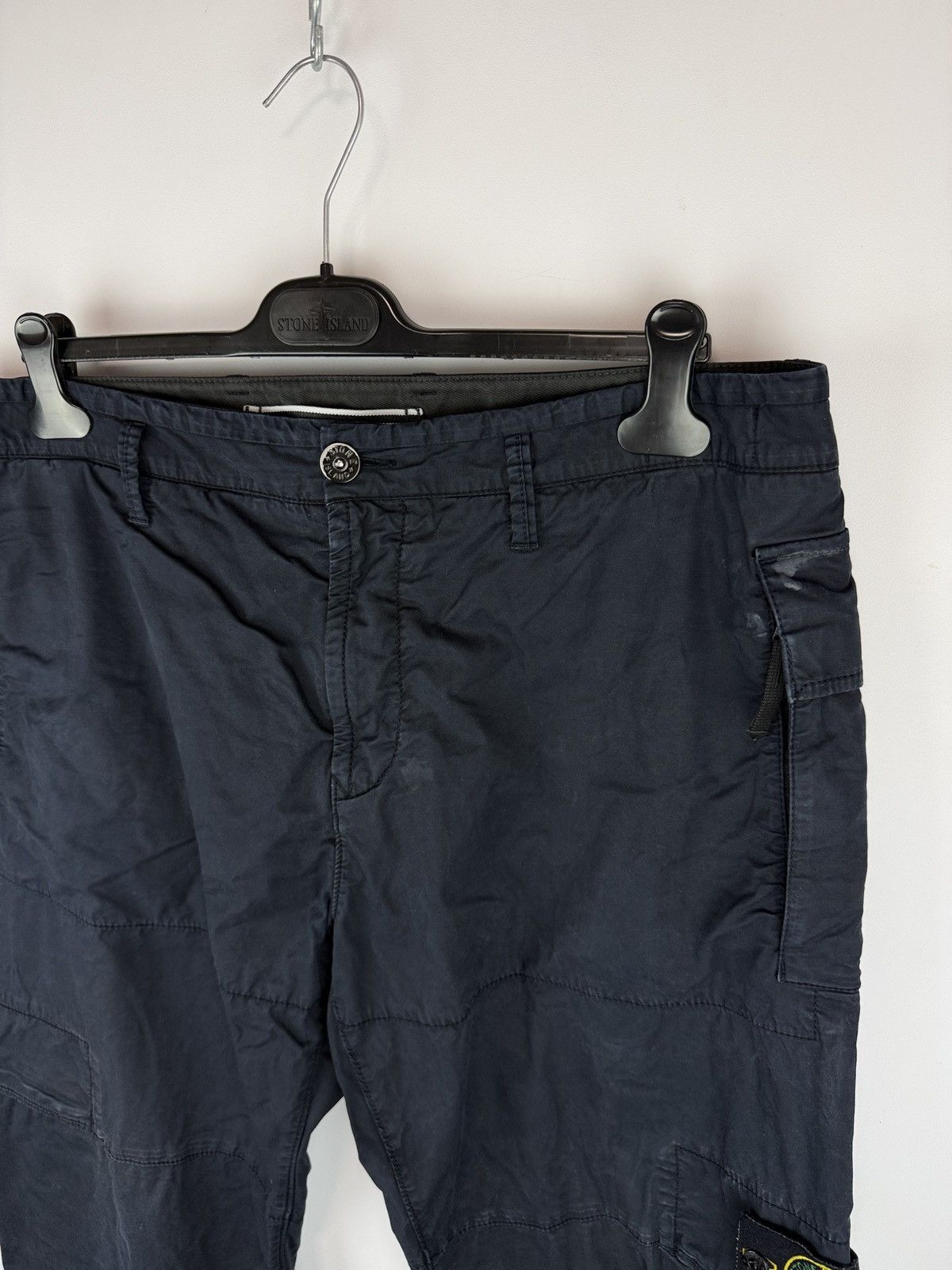Stone Island Black Stone Island cargo trousers Size US 36 / EU 52 - 2 Thumbnail
