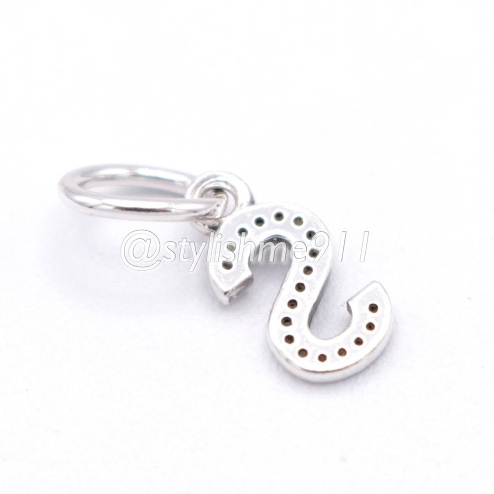pandora Authentic PANDORA Letter S Dangle with Zirconia - 791331CZ Size ONE SIZE - 6 Thumbnail