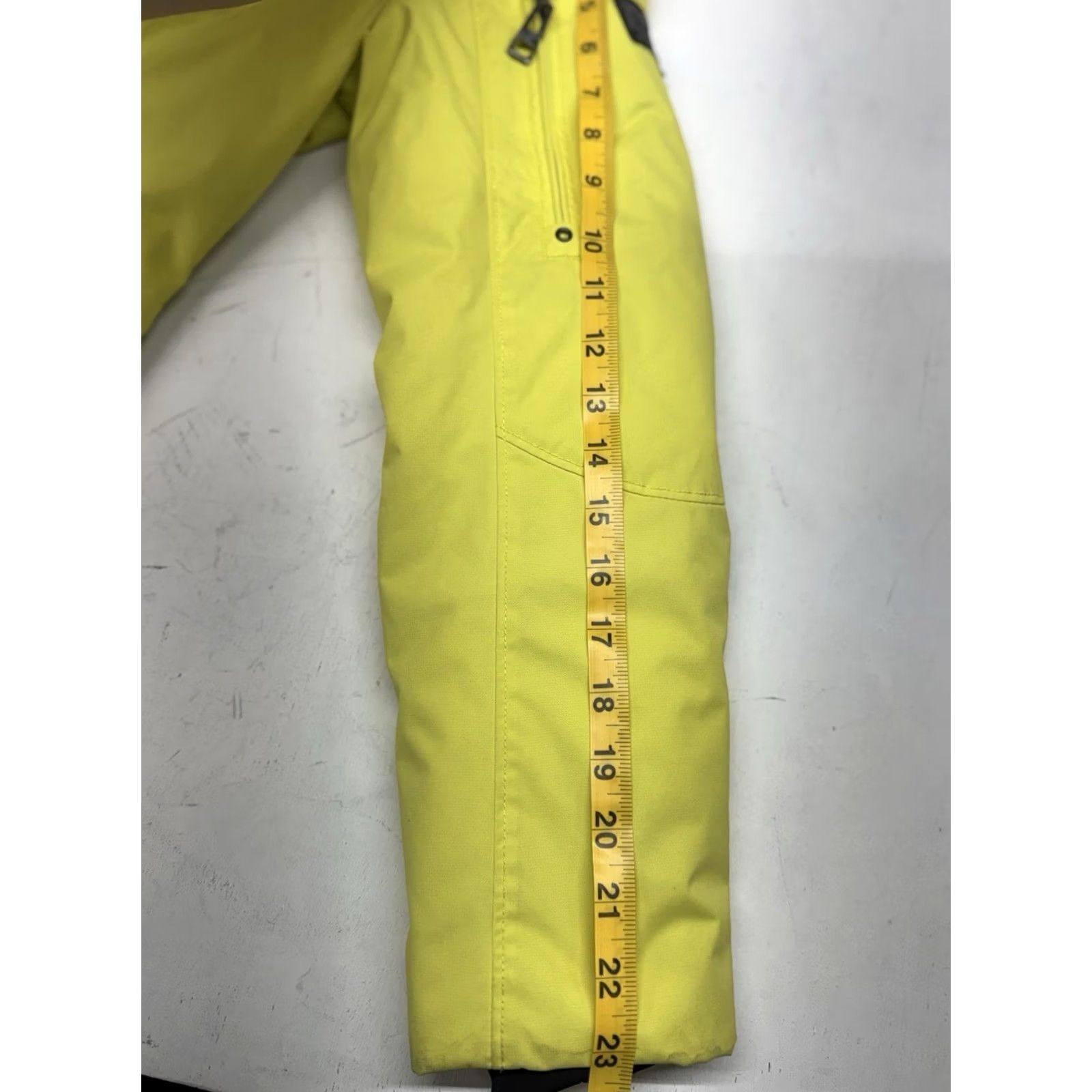 Vintage SKEA Ski Snow Winter Hooded Thermolite Full Zip Jacket Neon Yellow Women’s 6 Size M / US 6-8 / IT 42-44 - 5 Thumbnail
