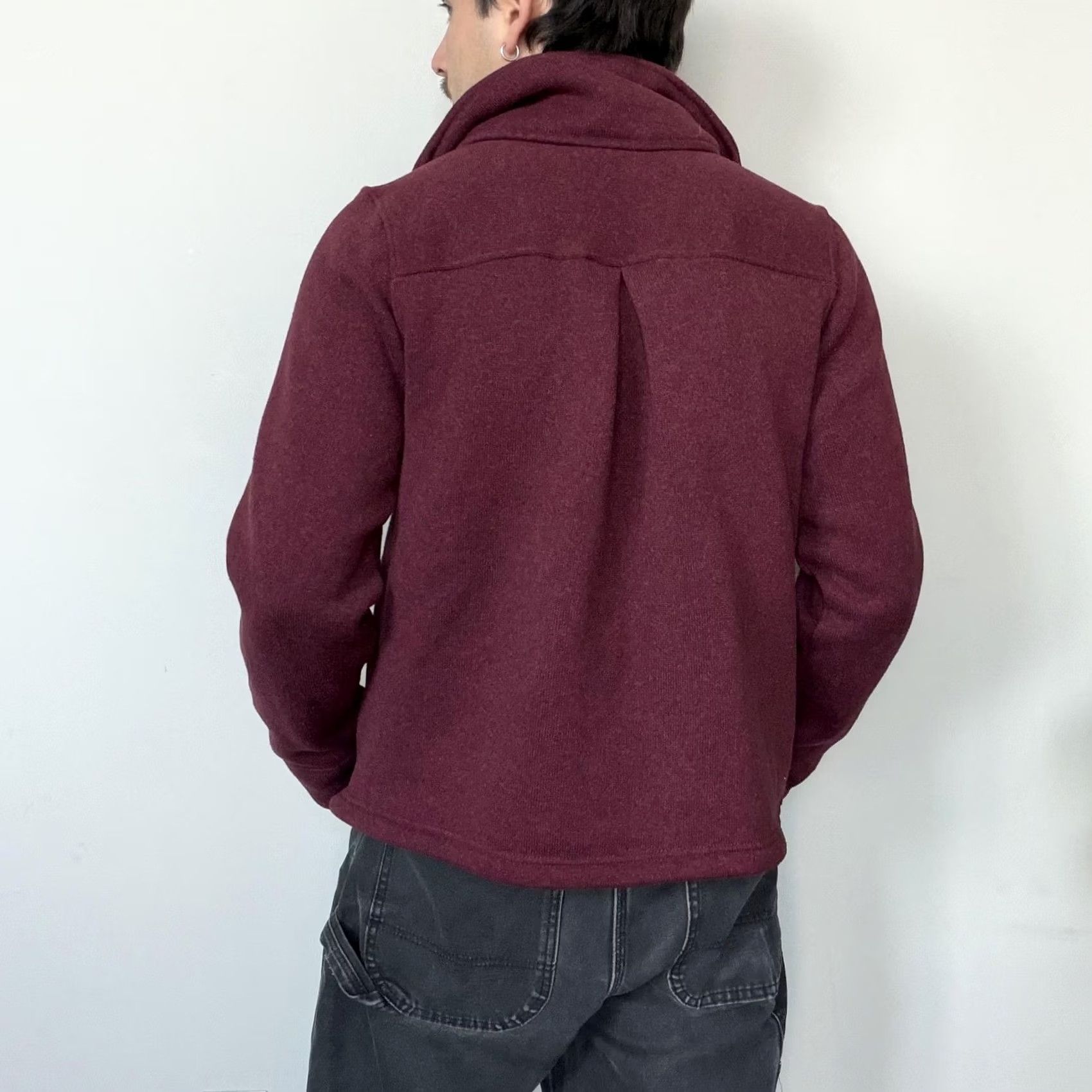 Patagonia Patagonia Cardigan Fleece Red Large Button Front Collared Unisex Adults Long Sleeve Fall Winter Size US L / EU 52-54 / 3 - 2 Thumbnail