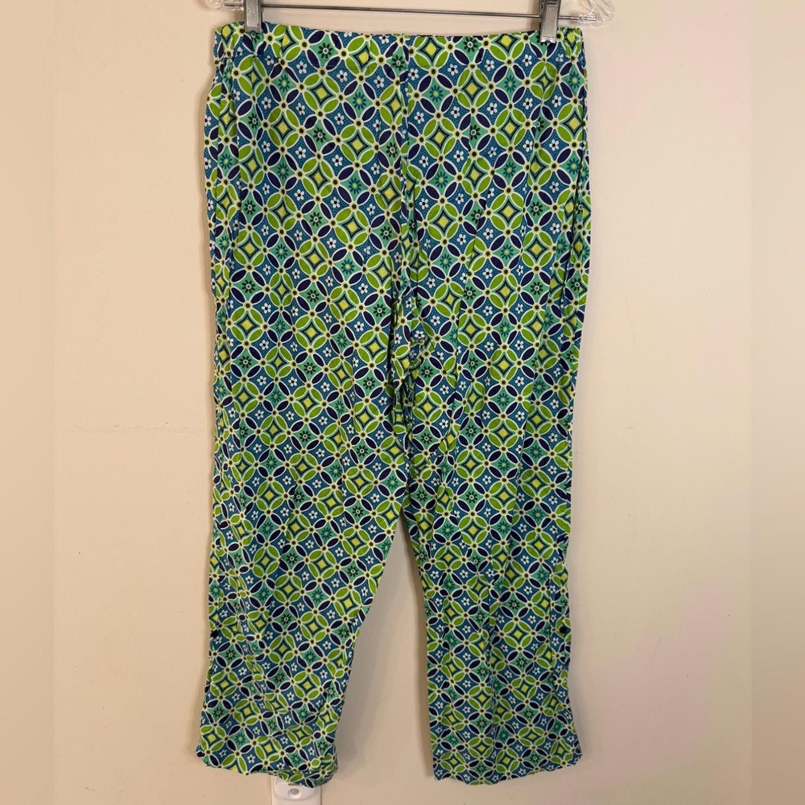Other Vera Bradley preppy floral ankle pajama pants SZ M Size ONE SIZE - 2 Thumbnail