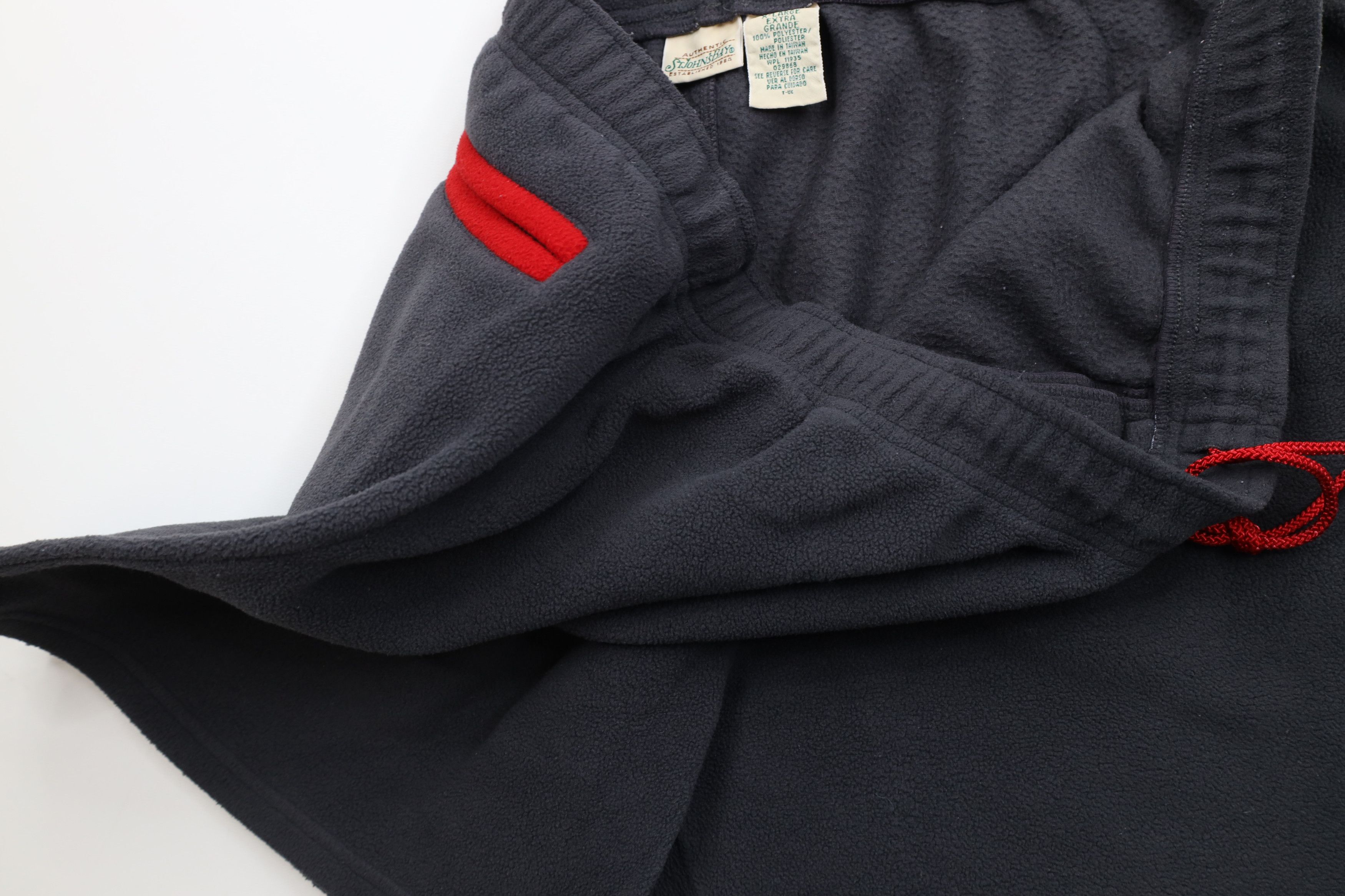 Vintage Vintage 90s Streetwear Knee Fleece Shorts Charcoal Gray Size US 36 / EU 52 - 5 Thumbnail