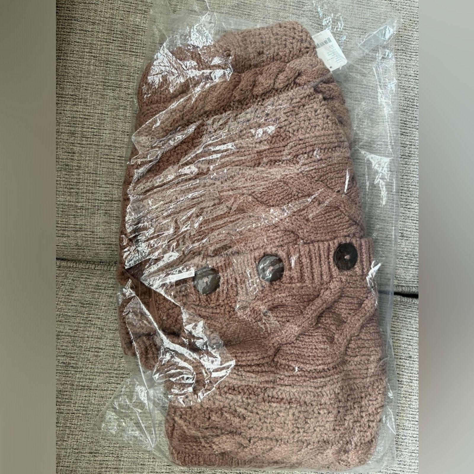 Free People 🎉LAST PIECE🎉Free People Bonfire Cardi Beaver‎ Fur Size S / US 4 / IT 40 - 4 Thumbnail