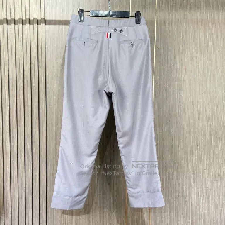 Thom Browne thom browne gray striped trousers. Size US 28 / EU 44 - 2 Thumbnail