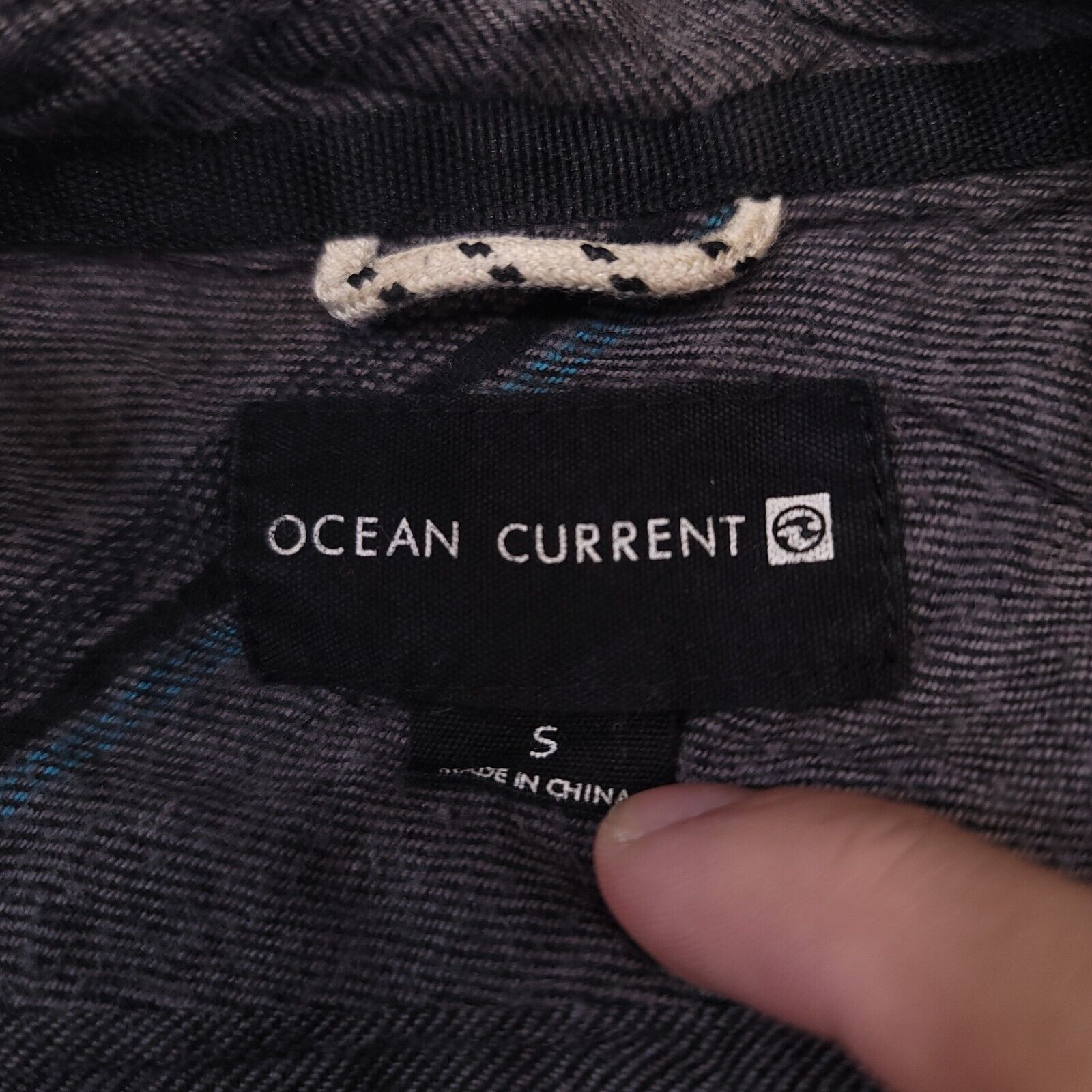 Ocean Current Ocean Current Flannel Button Up Shirt Men Size Small S Gray Size US S / EU 44-46 / 1 - 3 Thumbnail