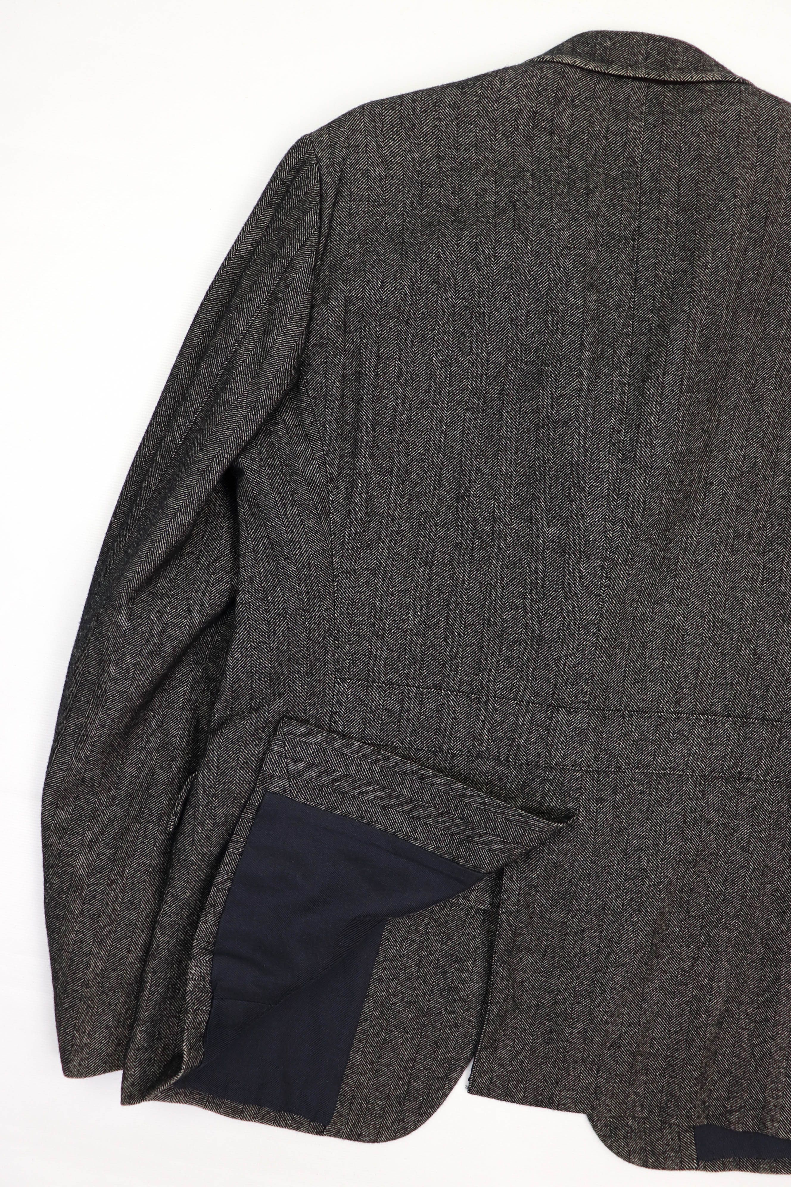 Corneliani Corneliani Trend Herringbone Wool Sport Coat Blazer Jacket Size US M / EU 48-50 / 2 - 13 Thumbnail