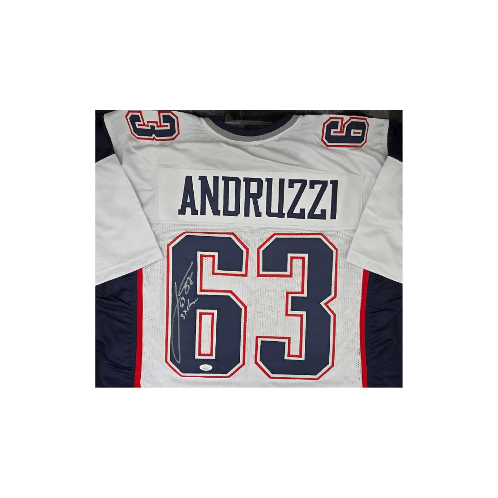 Other Joe Andruzzi Autographed Football Jersey With COA (XL) Size ONE SIZE - 3 Thumbnail