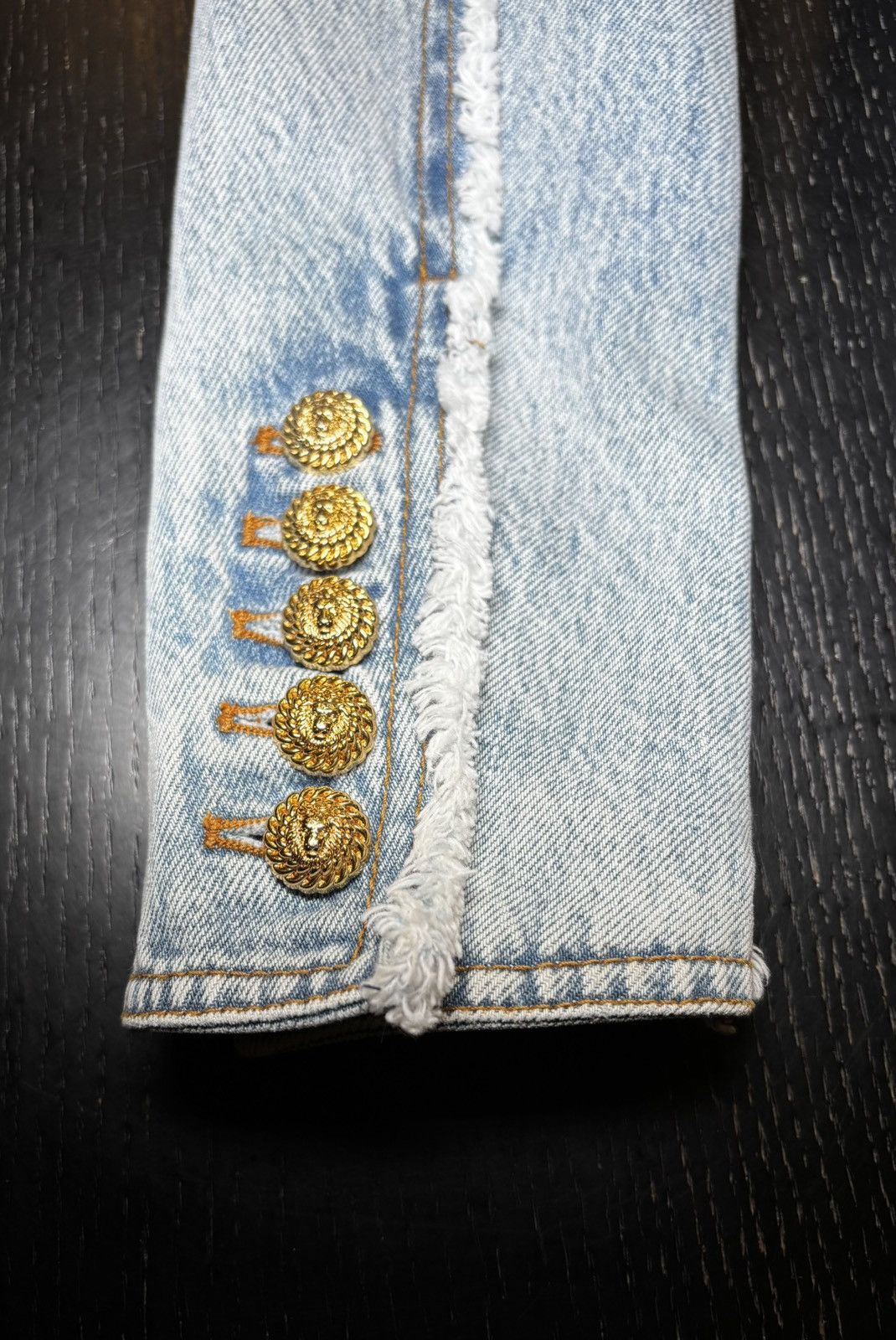 Balmain Balmain - denim blazer doublebreasted Size XS / US 0-2 / IT 36-38 - 18 Thumbnail