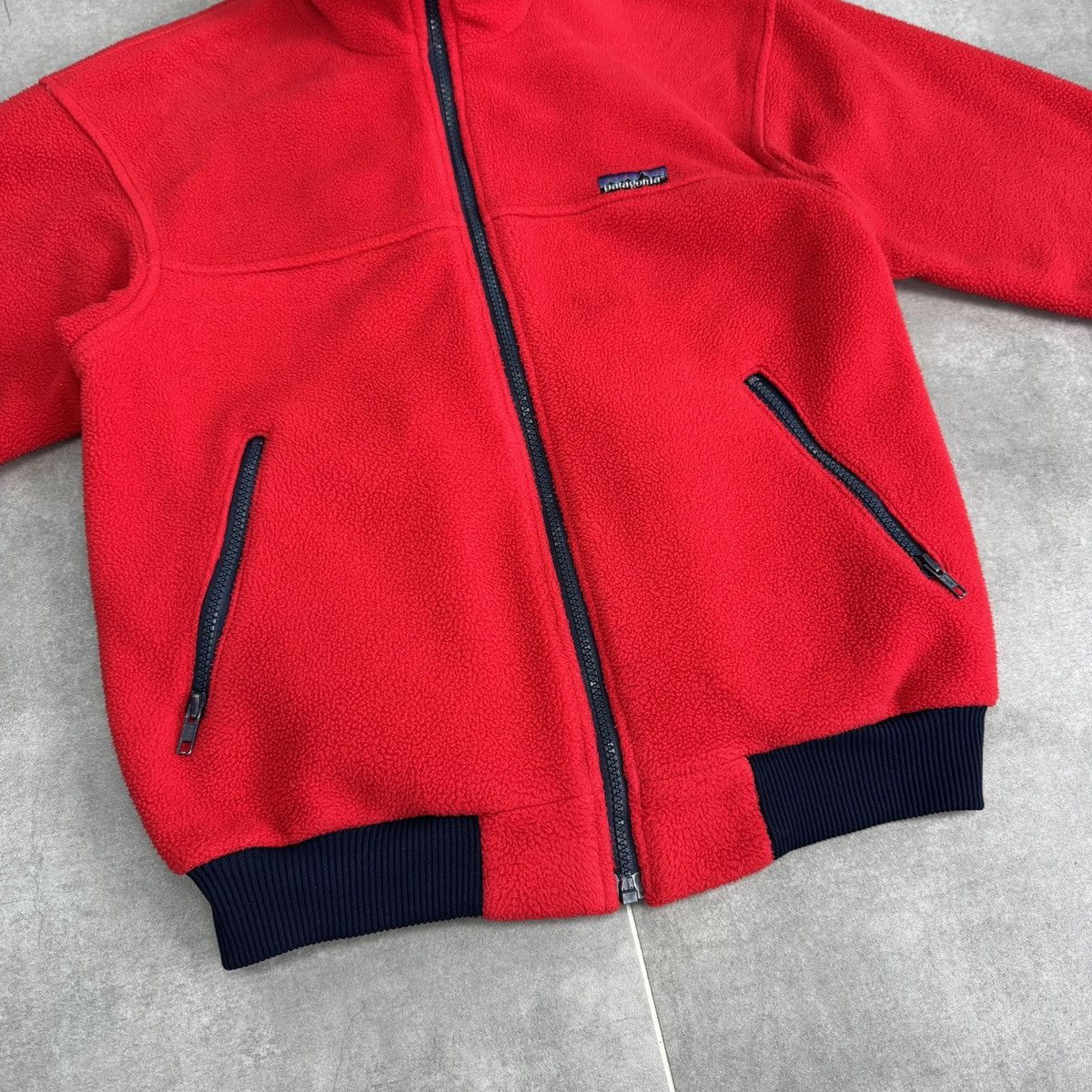 Patagonia Vintage Patagonia Zip Fleece Jacket Red Size S Size US S / EU 44-46 / 1 - 5 Thumbnail