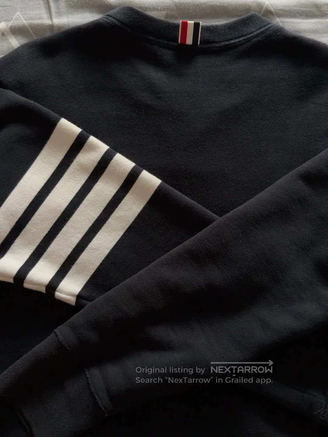 Thom Browne Thom Browne Navy Stripe Sweatshirt. Size US S / EU 44-46 / 1 - 6 Thumbnail