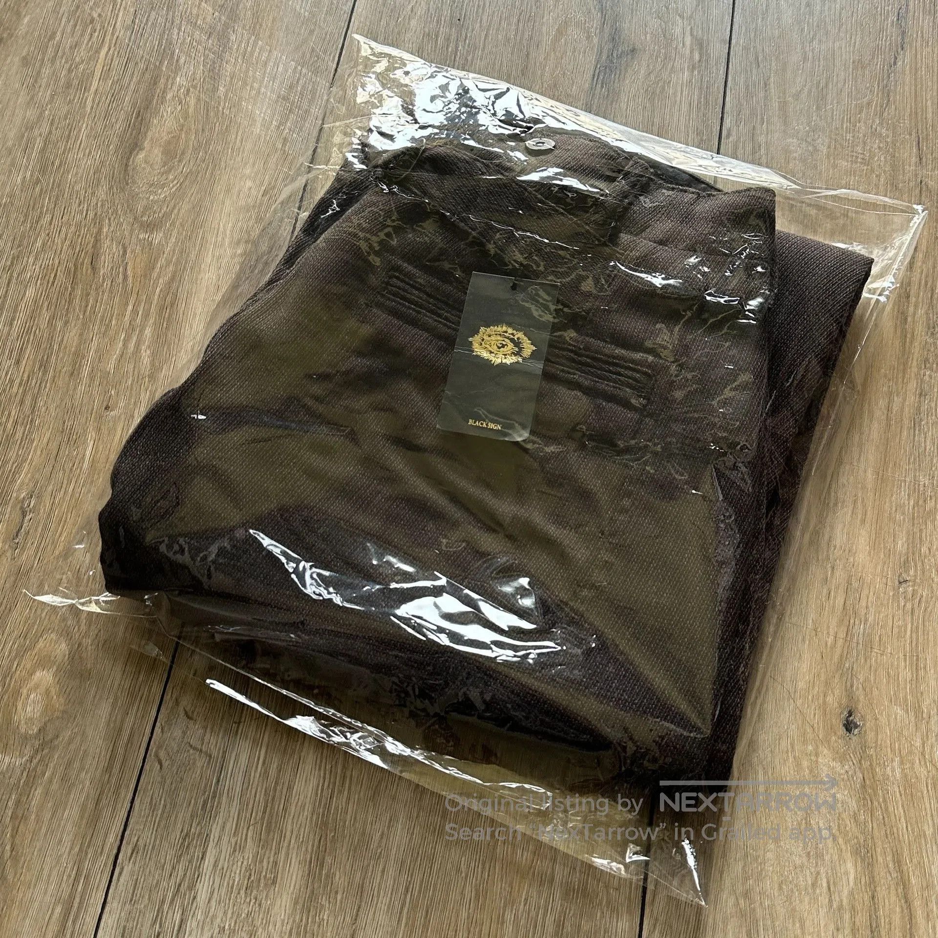 BLACK SIGN Black Sign New Brown Vintage Wide. Size US 34 / EU 50 - 2 Thumbnail