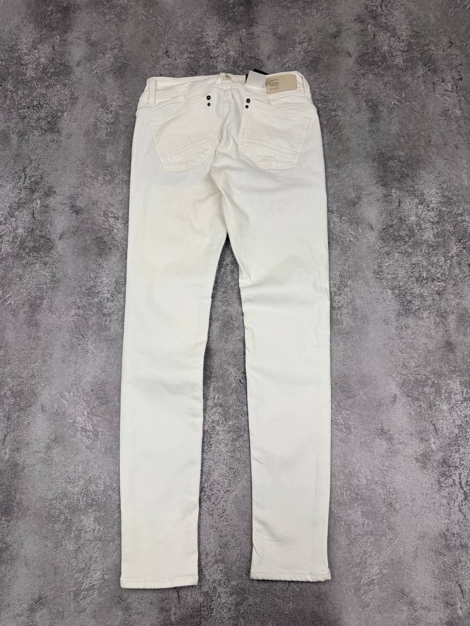 G-Star G-Star RawNWT Men Lynn Mid Skinny White Denim Jeans Size W27 Size US 27 - 7 Thumbnail