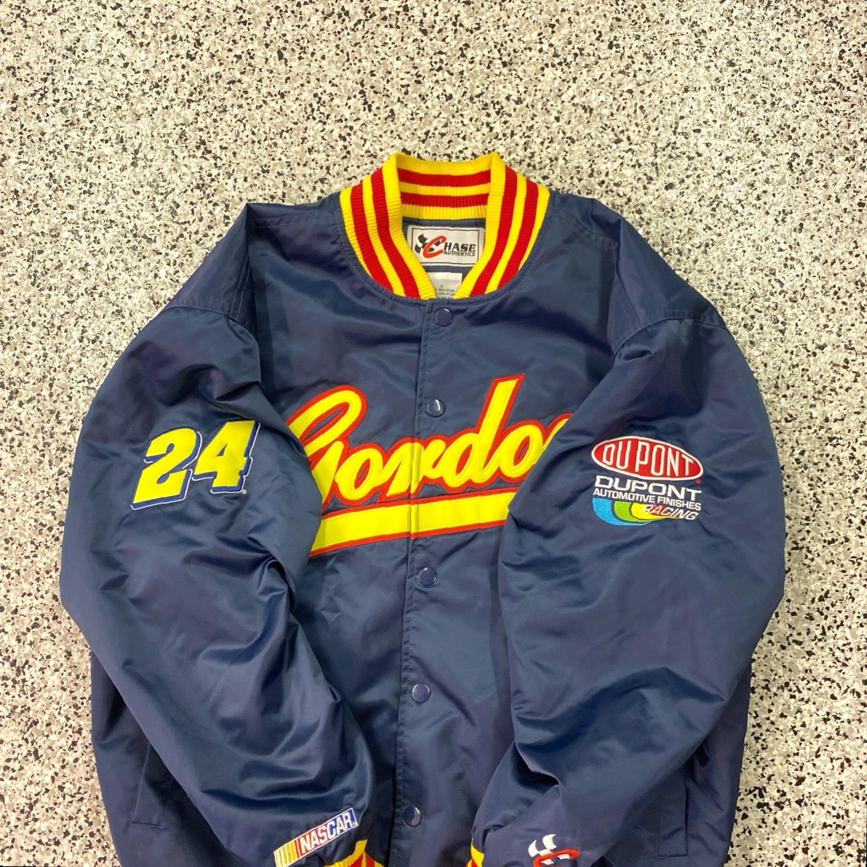 Chase Authentics VINTAGE Chase Authentics Jeff Gordon Nascar Racing Jacket L Mens Size US L / EU 52-54 / 3 - 4 Thumbnail