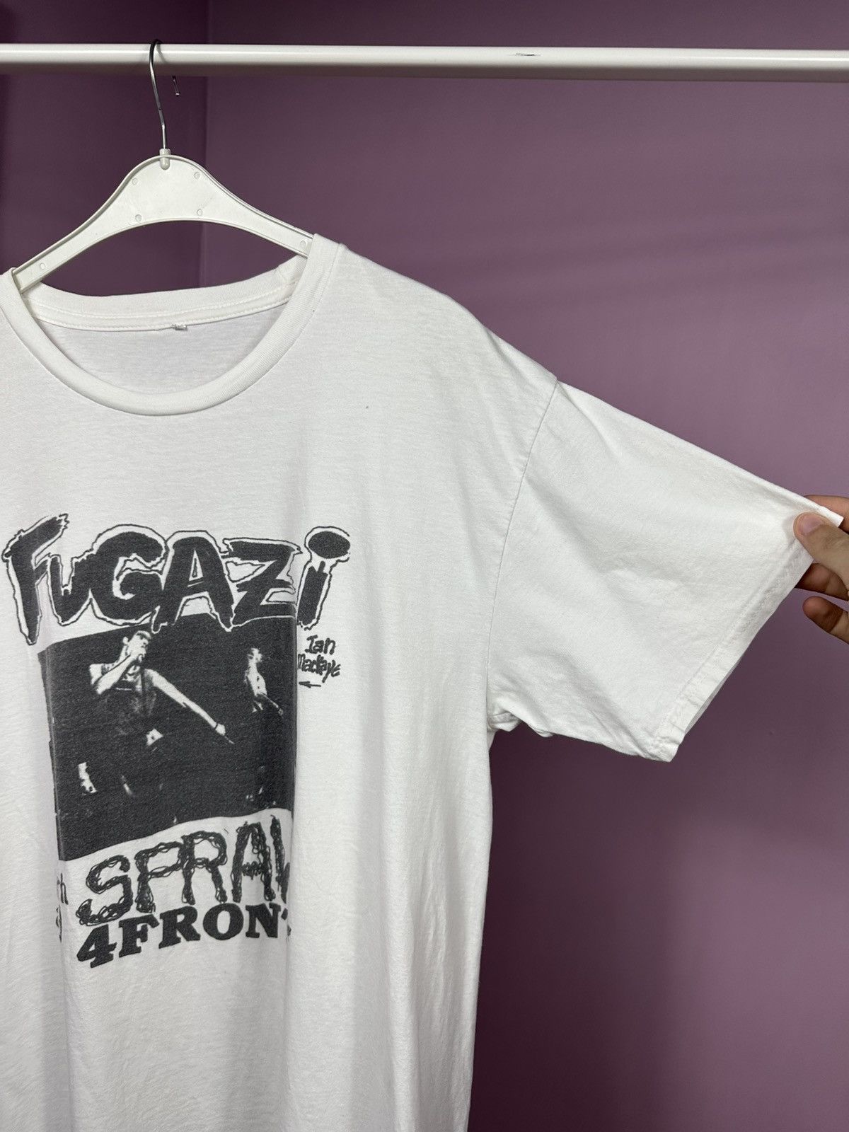 Fugazi 2010 Fugazi Vintage T-Shirt Rock Tour Promo Band Tee Size US L / EU 52-54 / 3 - 6 Thumbnail