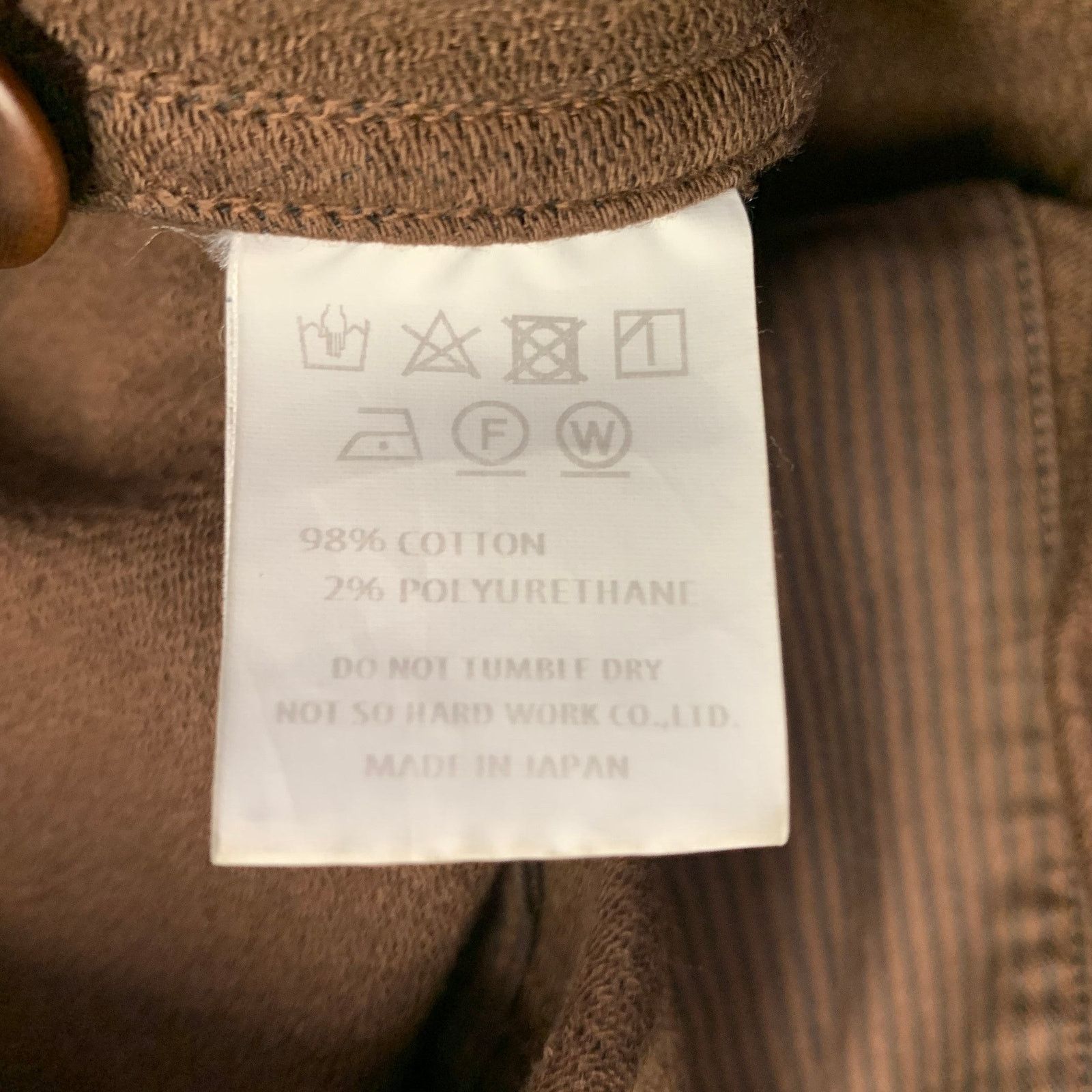 Ts(S) TS(s) Brown Stripe Cotton Oversized French Chore Jacket Size US M / EU 48-50 / 2 - 7 Thumbnail