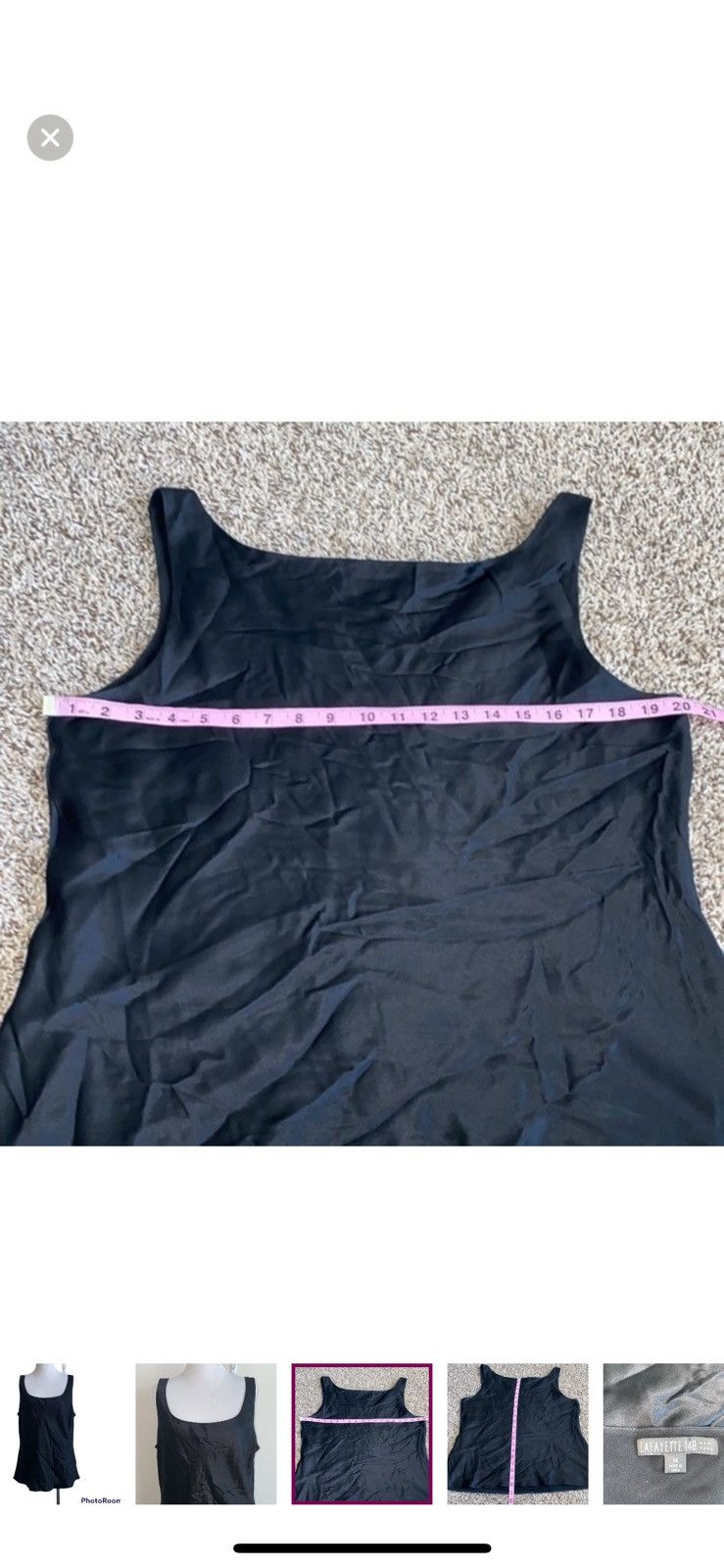 Lafayette 148 Lafayette 148 New York sleeveless layering top size 14 Size XL / US 12-14 / IT 48-50 - 3 Thumbnail