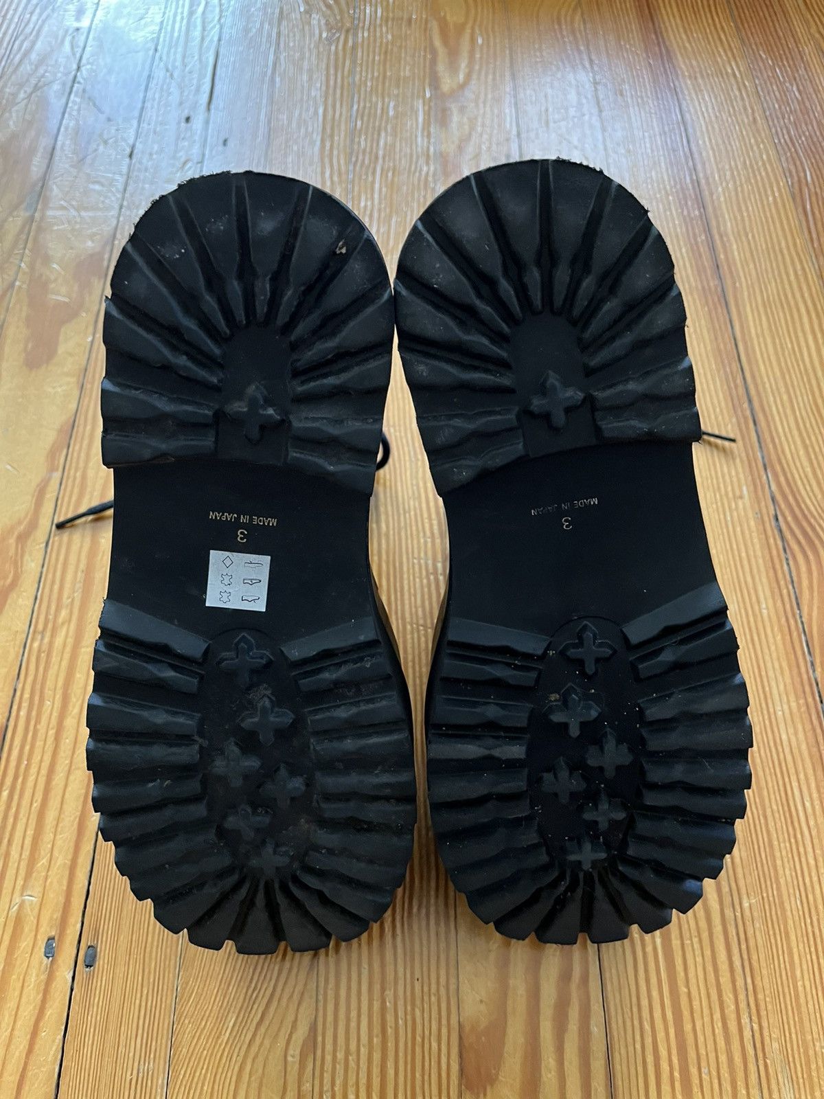 Junya Watanabe Junya Watanabe Platform Combat Zip Boots Leather Black Size US 8 / EU 41 - 3 Thumbnail