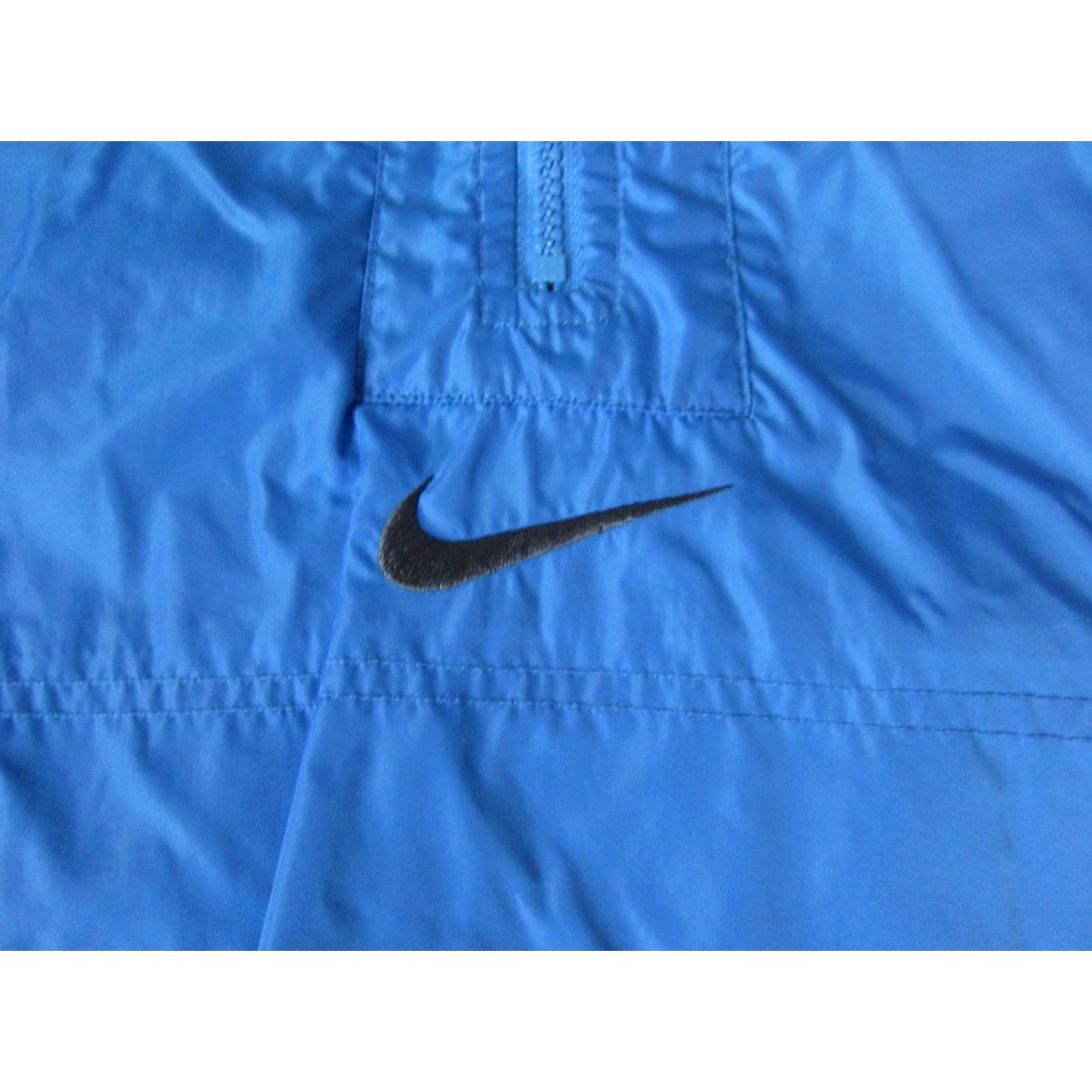 Nike VINTAGE Nike Jacket Mens M Blue 90s Windbreaker Zip Hooded Swoosh Featured Gift-Ready Size US M / EU 48-50 / 2 - 3 Thumbnail