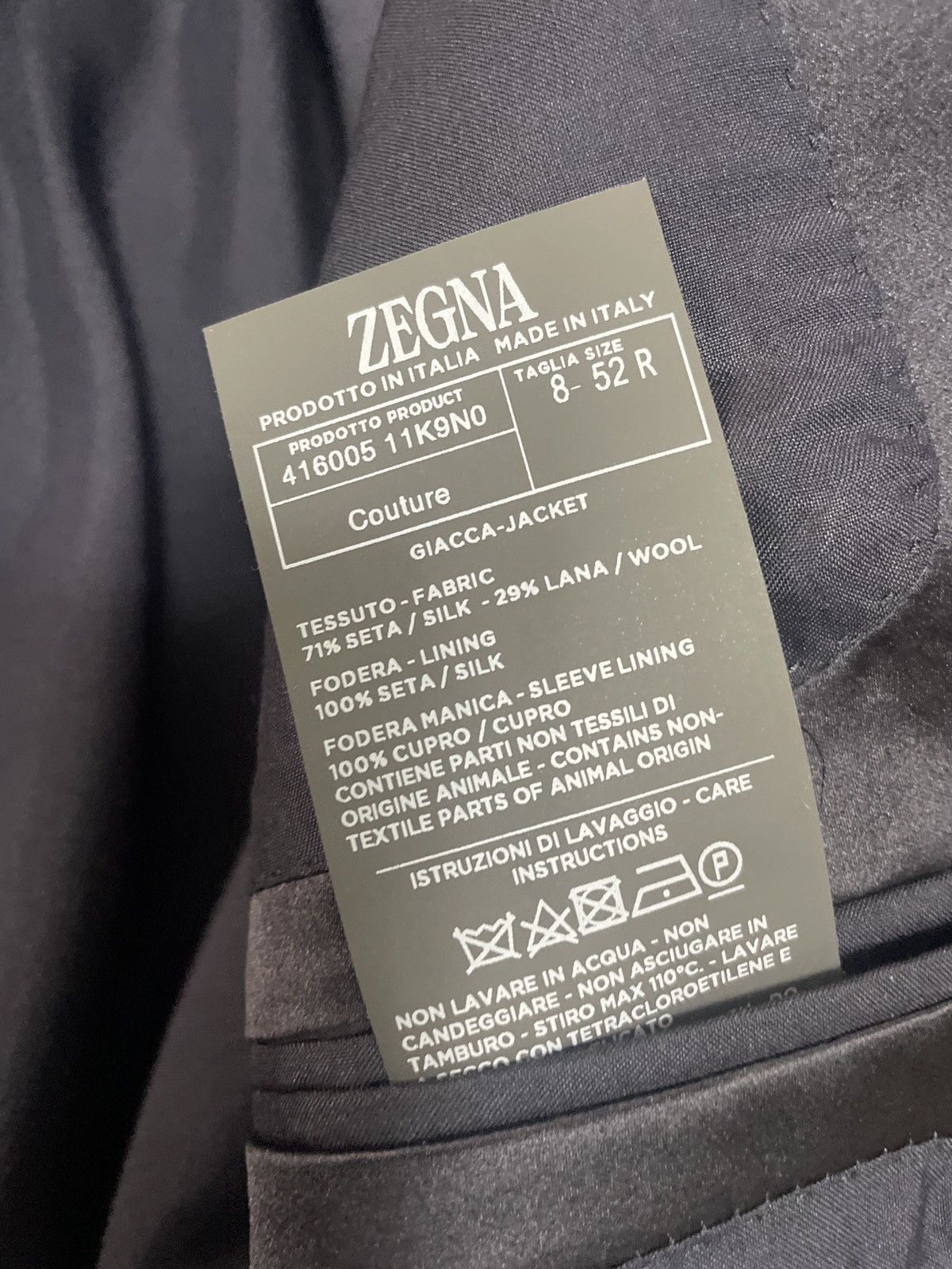 Ermenegildo Zegna 1 of 1 Ermenegildo Zegna XXX blazer 2023 Size 52R - 13 Thumbnail