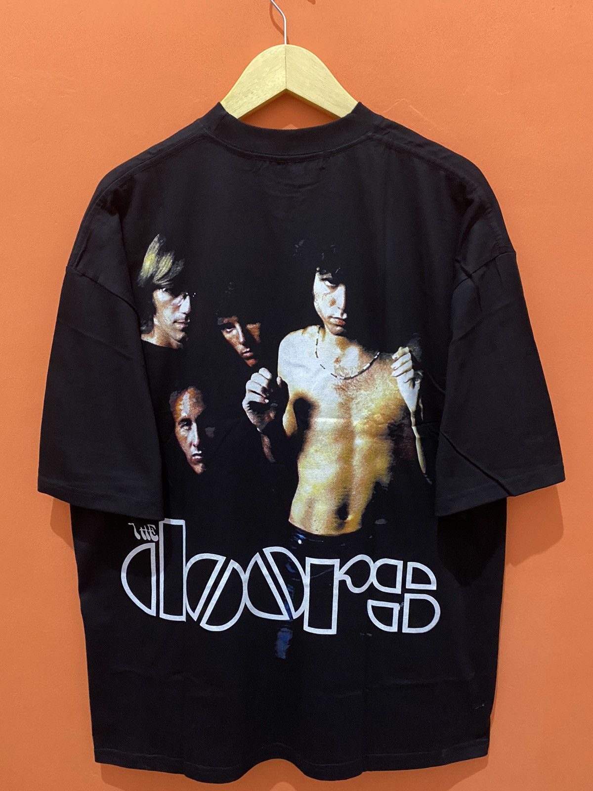 Band Tees × Vintage 🔥RARE🔥The Doors boot Jim Morrison tee Size US L / EU 52-54 / 3 - 3 Thumbnail