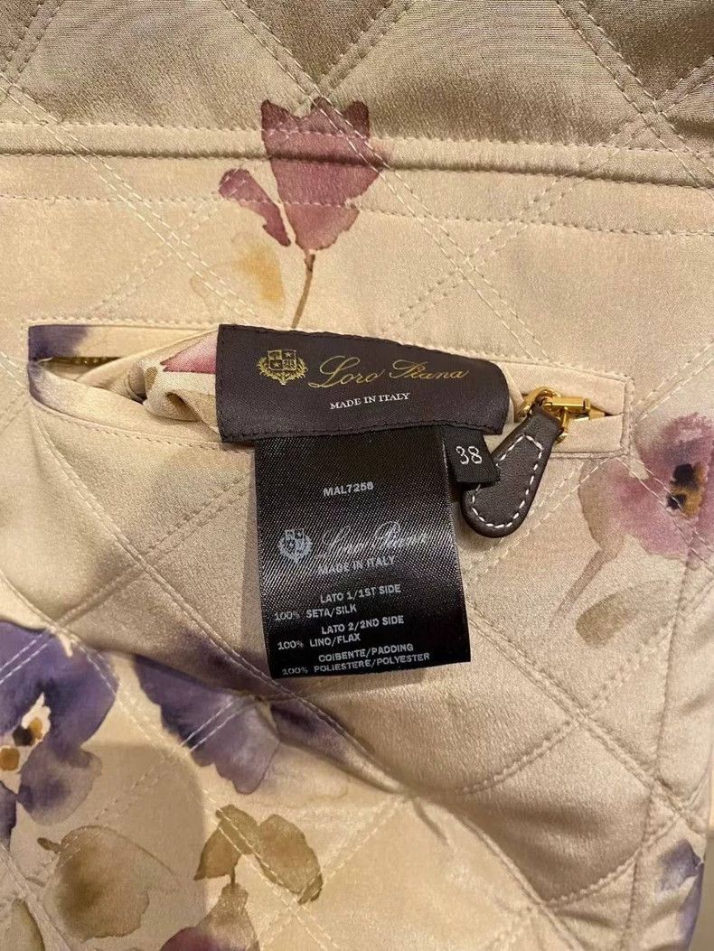 Loro Piana LORO PIANA Wear a coat on both sides, one side silk, the o Size XS / US 0-2 / IT 36-38 - 5 Thumbnail