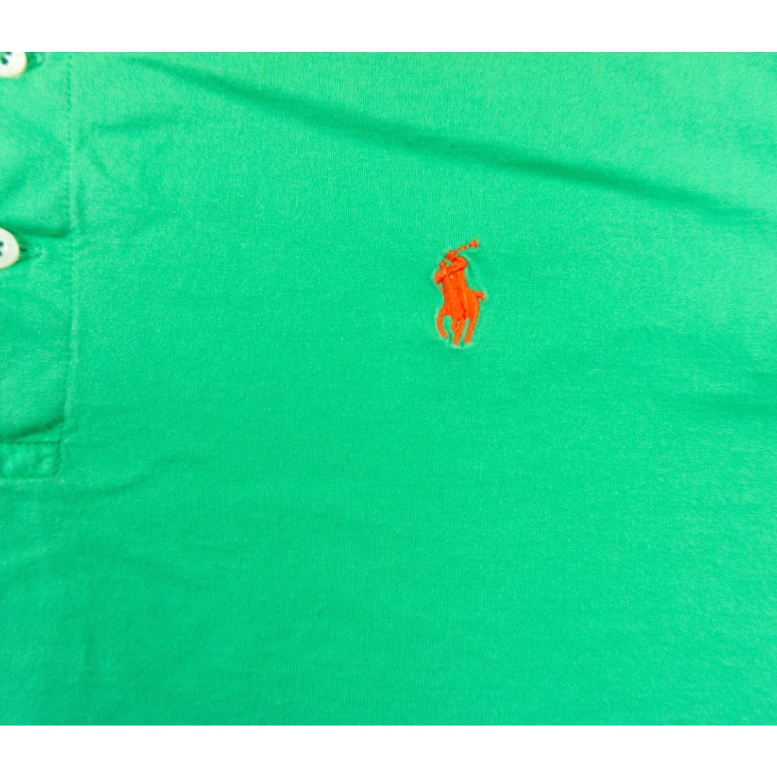 Polo Ralph Lauren Polo Ralph Lauren Polo Shirt Mens Large Green Short Sleeve Collared Preppy Size US L / EU 52-54 / 3 - 3 Thumbnail