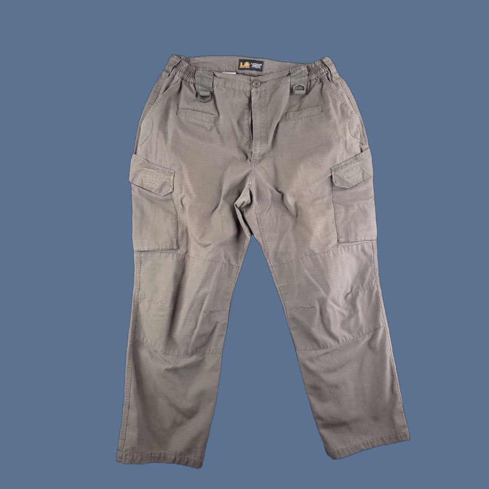 Vintage LA Police Gear Pants Mens 39x29 Brown Ripstop Cargo Utility Tactical Cargo Pants Size US 39 - 1 Thumbnail