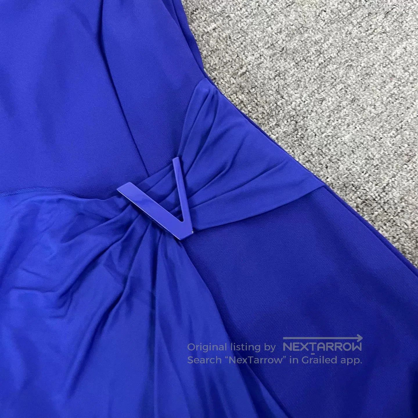 Versace Versace Blue Silk Dress Size 38. Size S / US 4 / IT 40 - 4 Thumbnail