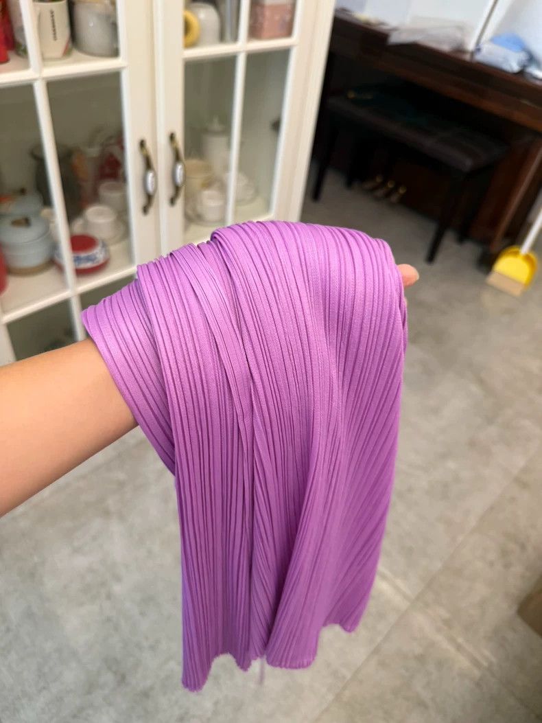 Issey Miyake Issey Miyake size:2 Pinkish-purple pleated dress Size S / US 4 / IT 40 - 7 Thumbnail