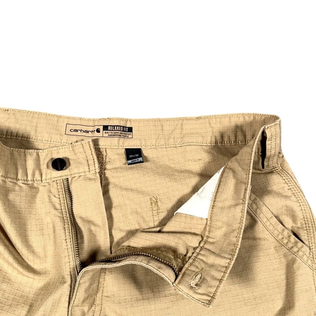 Carhartt Carhartt Pants Mens 38x29 Brown Cargo Ripstop Relaxed Fit Workwear Outdoor Size US 38 / EU 54 - 4 Thumbnail