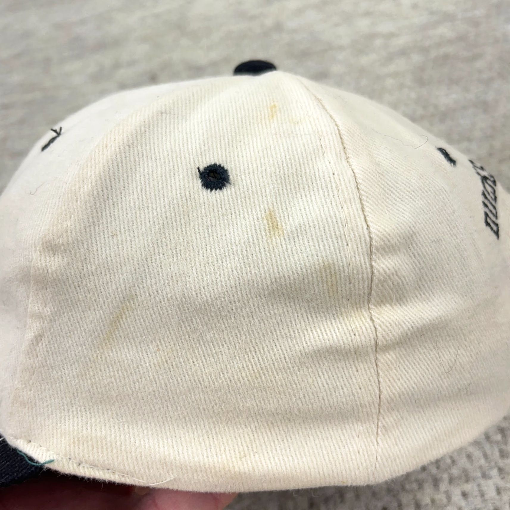 Vintage VINTAGE Ducks Unlimited Hat Cap Strap Back Black White Nature Y2K Faded Adult BD Cap Size ONE SIZE - 4 Thumbnail