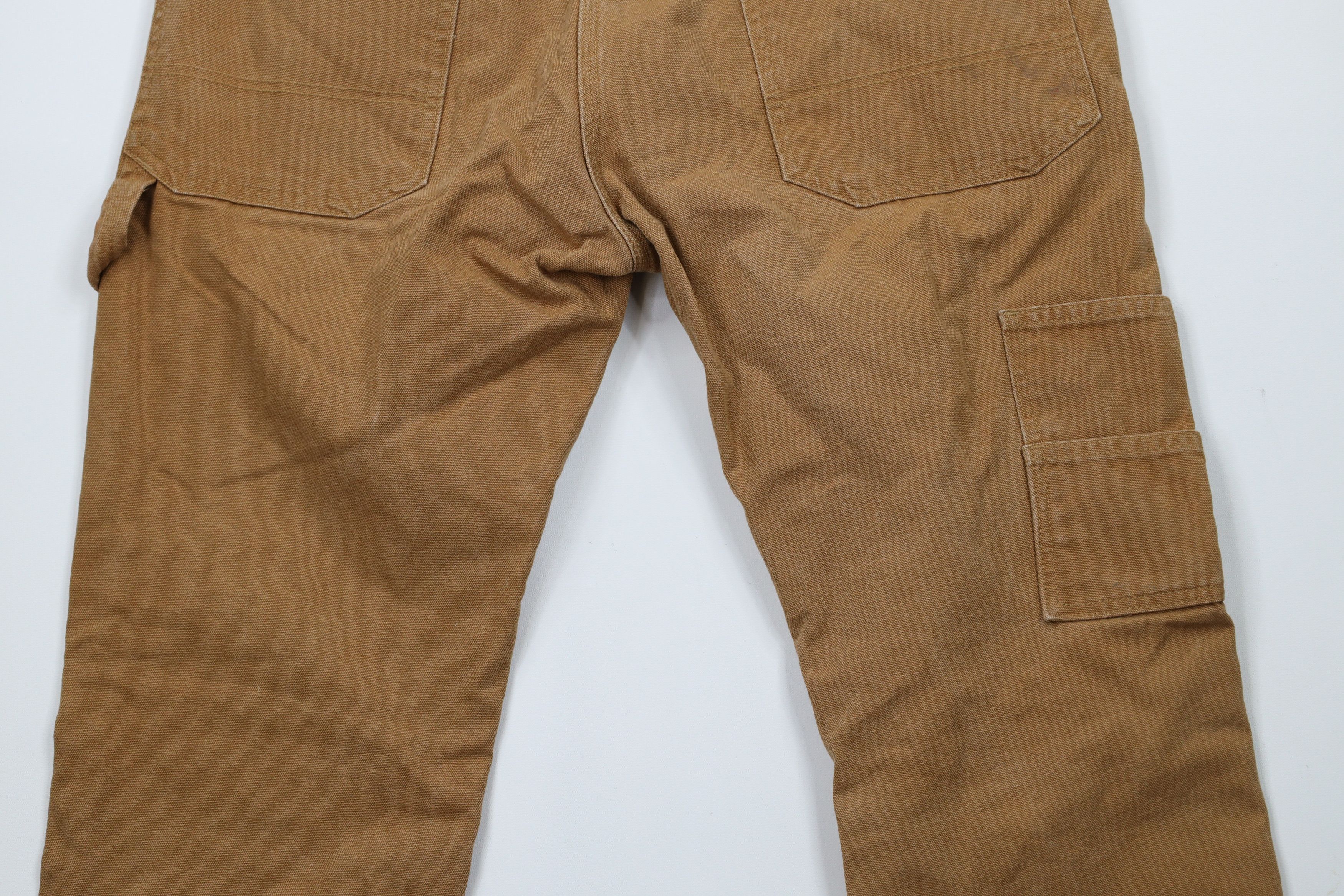 Dickies × Vintage Vintage Y2K Dickies Flannel Lined Canvas Dungaree Pants Size US 36 / EU 52 - 13 Thumbnail
