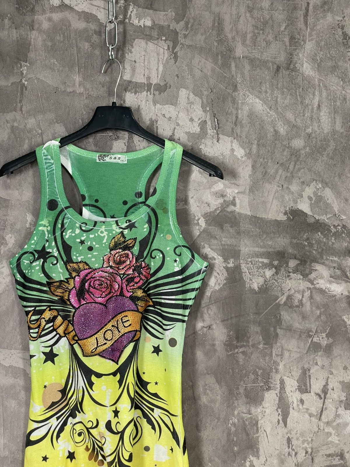 If Six Was Nine × Vintage Y2K Jean Paul Gaultier Japanese Style Tank Top T-Shirt Vest Size M / US 6-8 / IT 42-44 - 4 Thumbnail