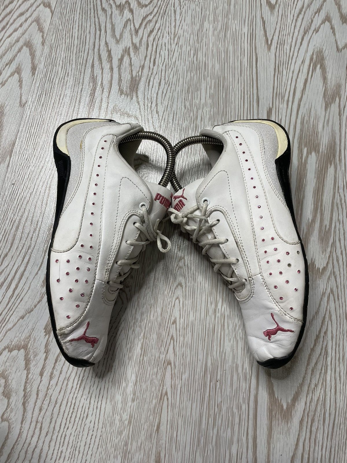 Puma × Vintage Vintage Puma Speed Cat Leather Racing Sneakers Size US 5 / IT 35 - 5 Thumbnail