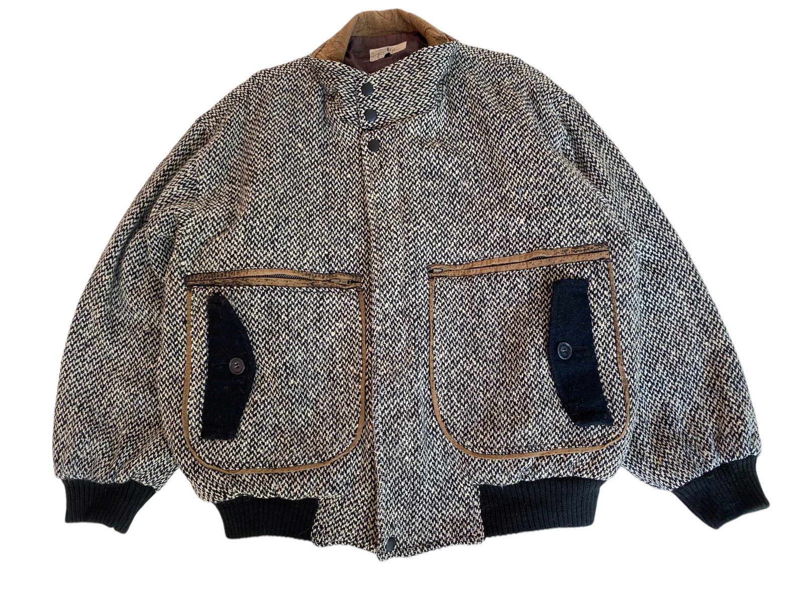 Japanese Brand VTG Japan Wool Jacket Issey Miyake Style Size US L / EU 52-54 / 3 - 2 Thumbnail