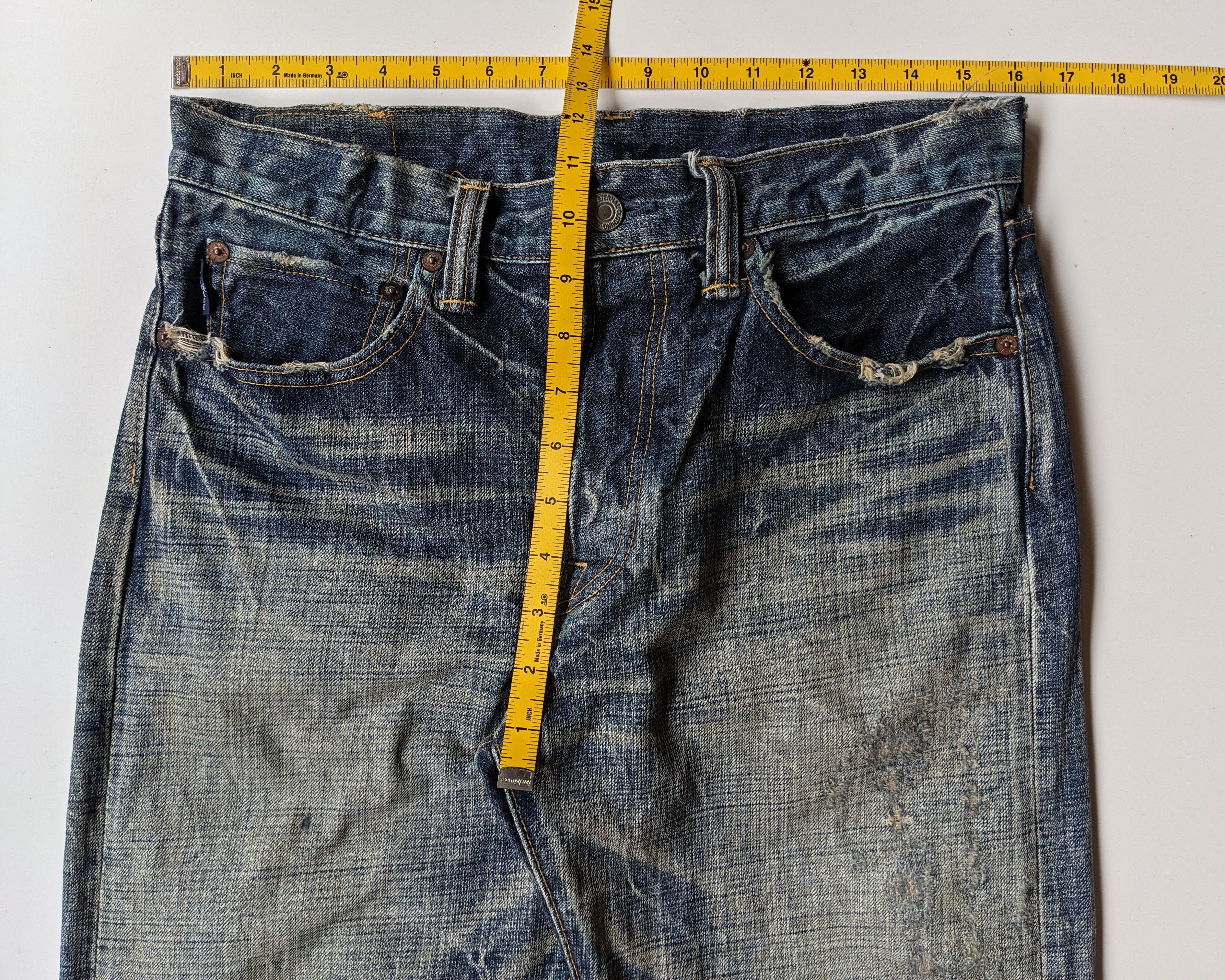 Eternal × Japanese Brand × Jean Eternal clawmark faded 18oz jeans Size US 32 / EU 48 - 9 Thumbnail